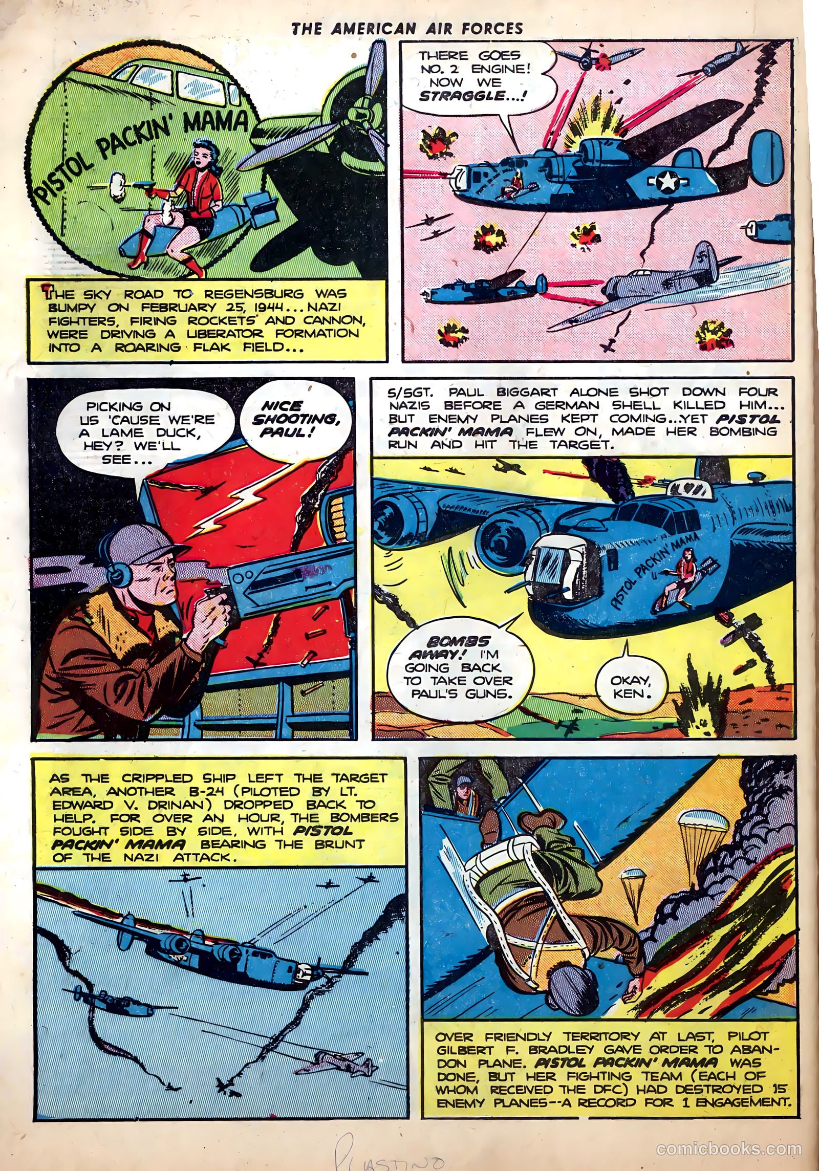 The American Air Forces #1 (1944, Magazine Enterprises) — page 50 of 52