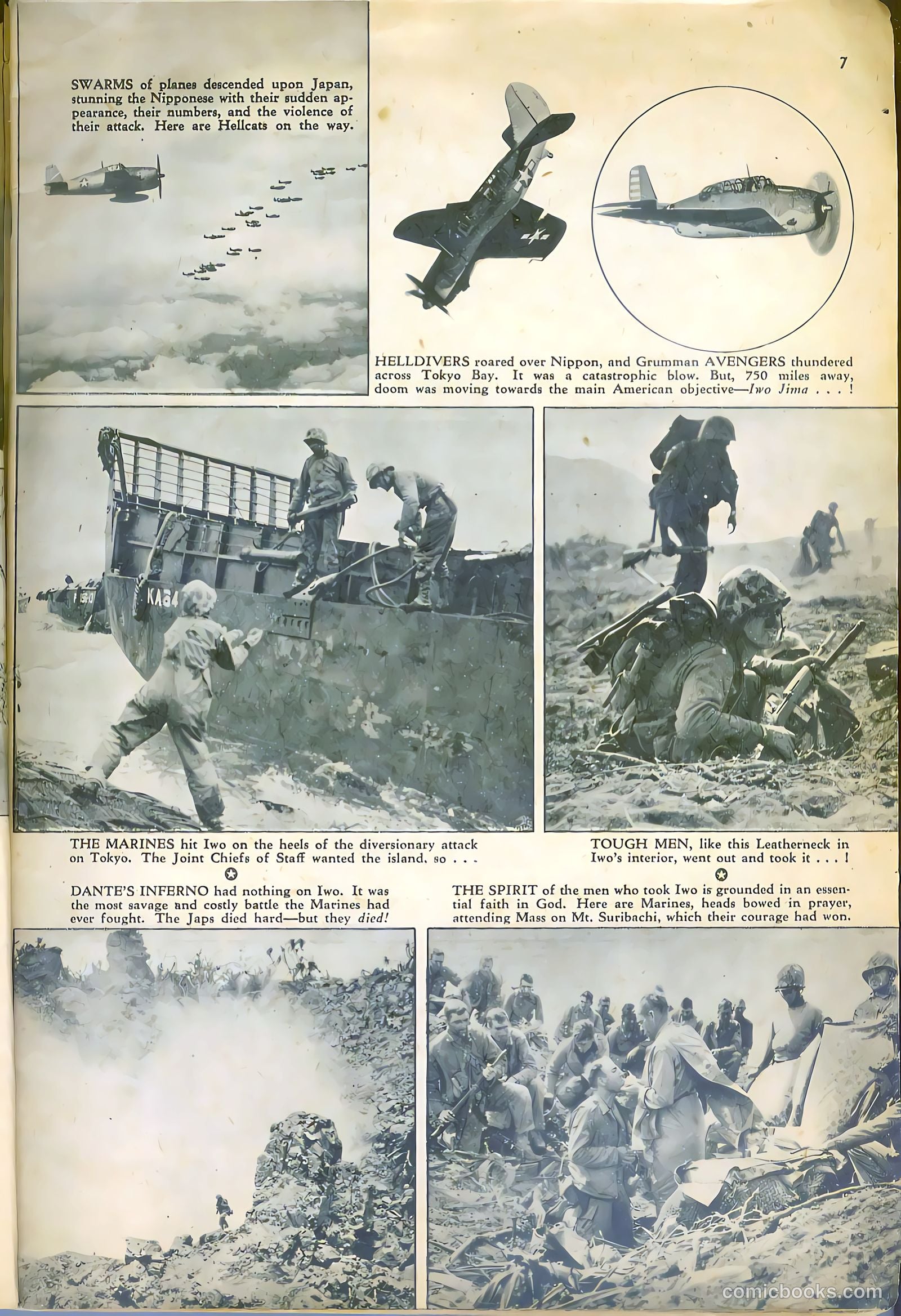 The American Air Forces #4 (1945, Magazine Enterprises) — page 7 of 52
