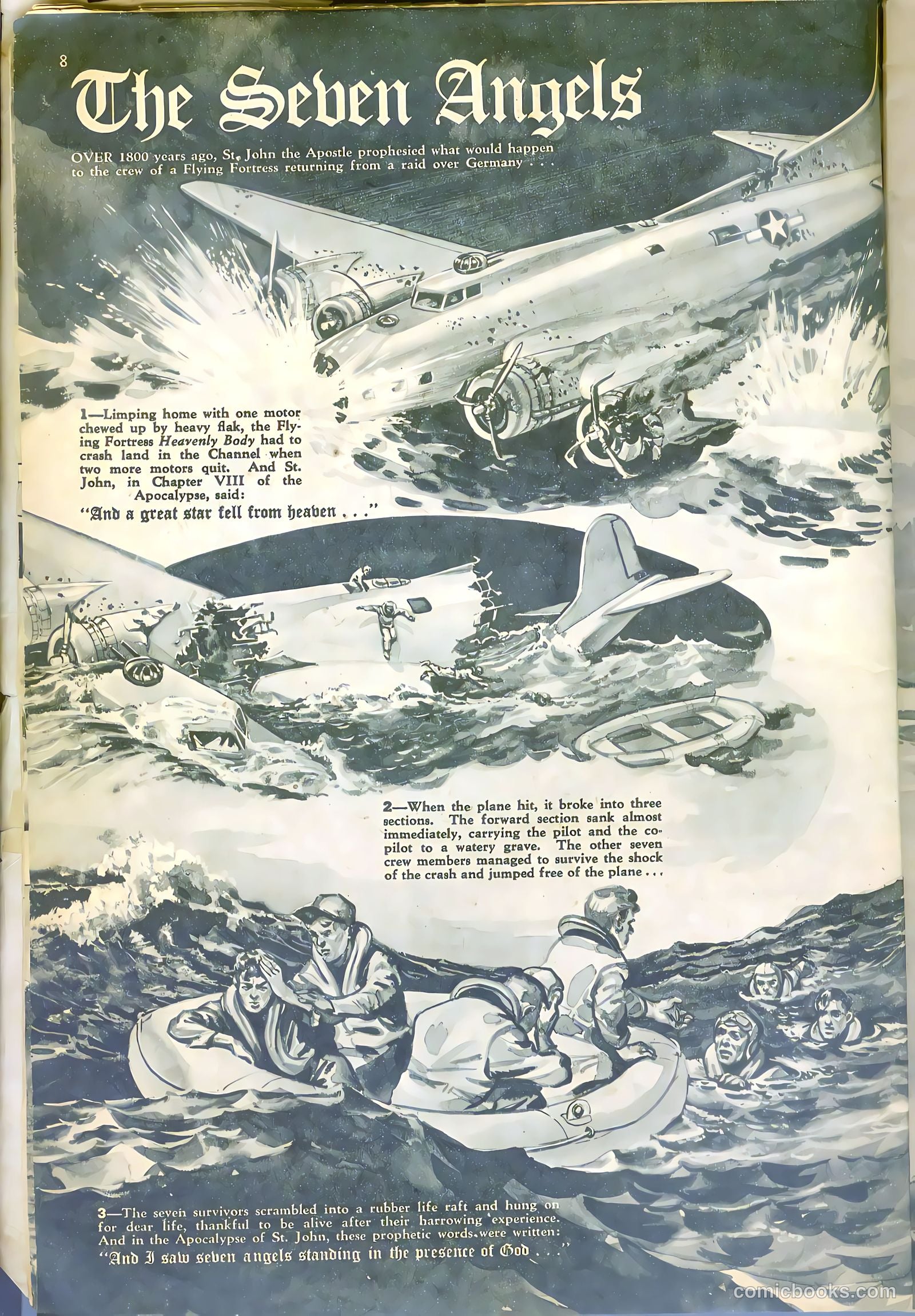 The American Air Forces #4 (1945, Magazine Enterprises) — page 8 of 52