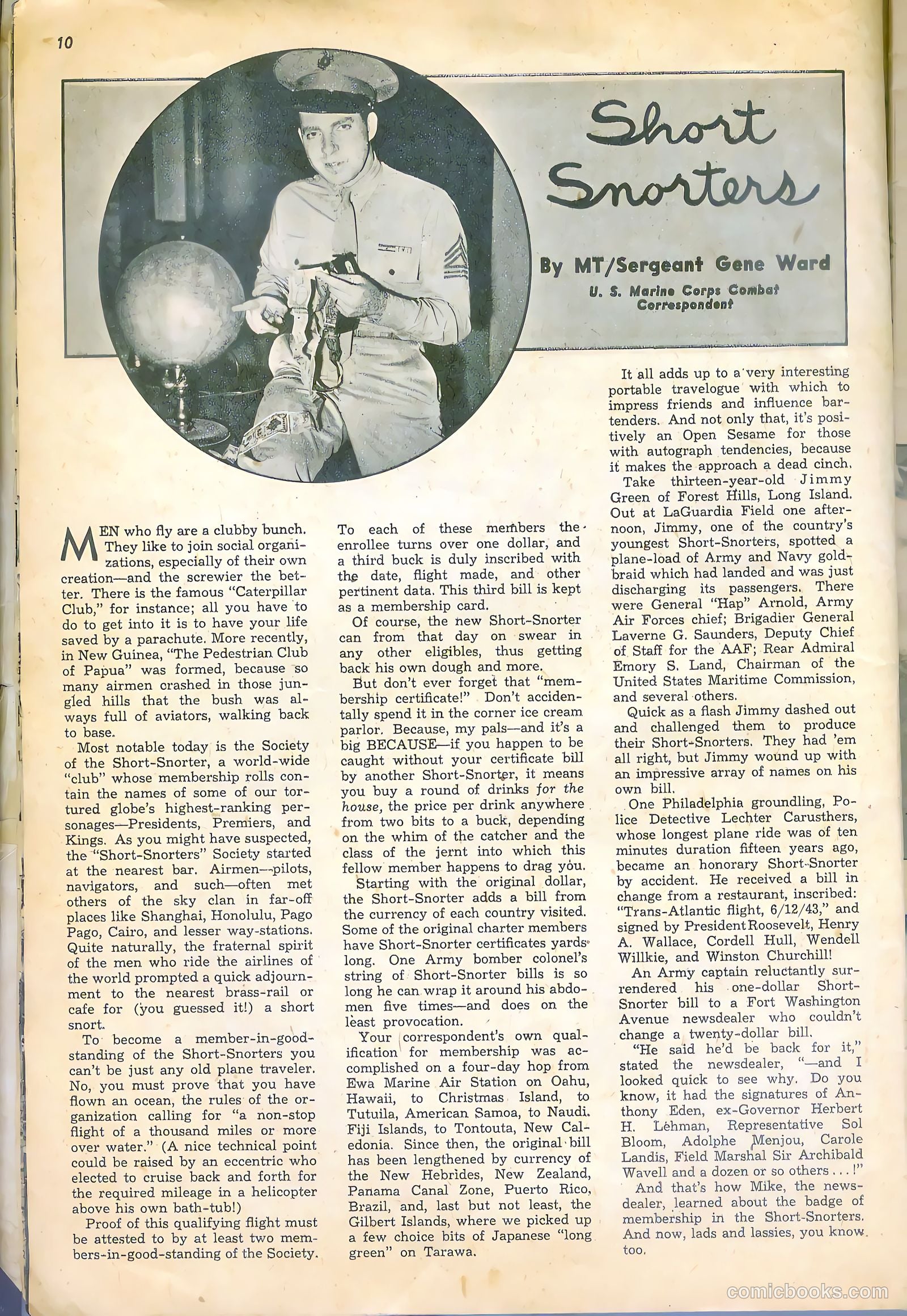 The American Air Forces #4 (1945, Magazine Enterprises) — page 10 of 52