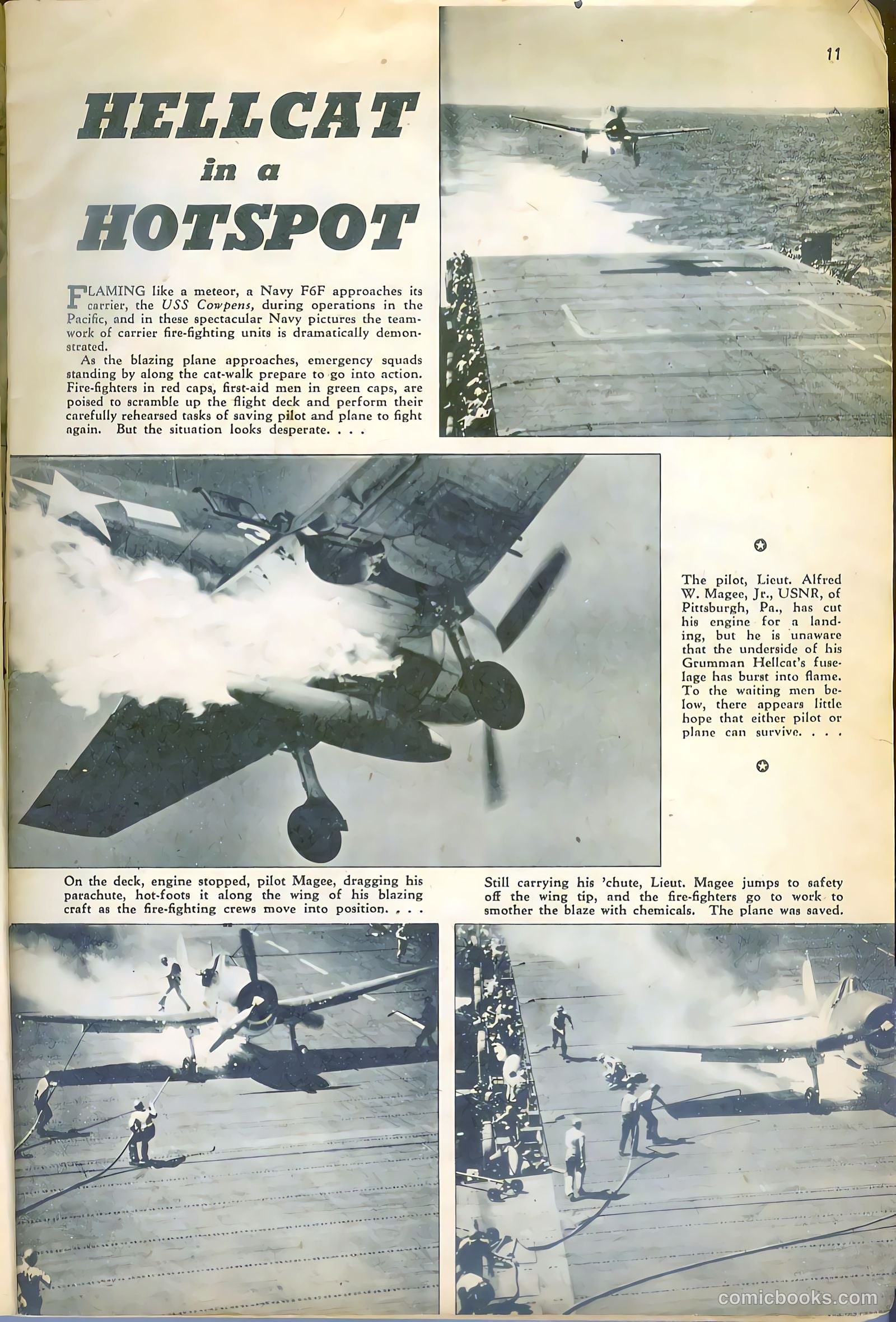The American Air Forces #4 (1945, Magazine Enterprises) — page 11 of 52