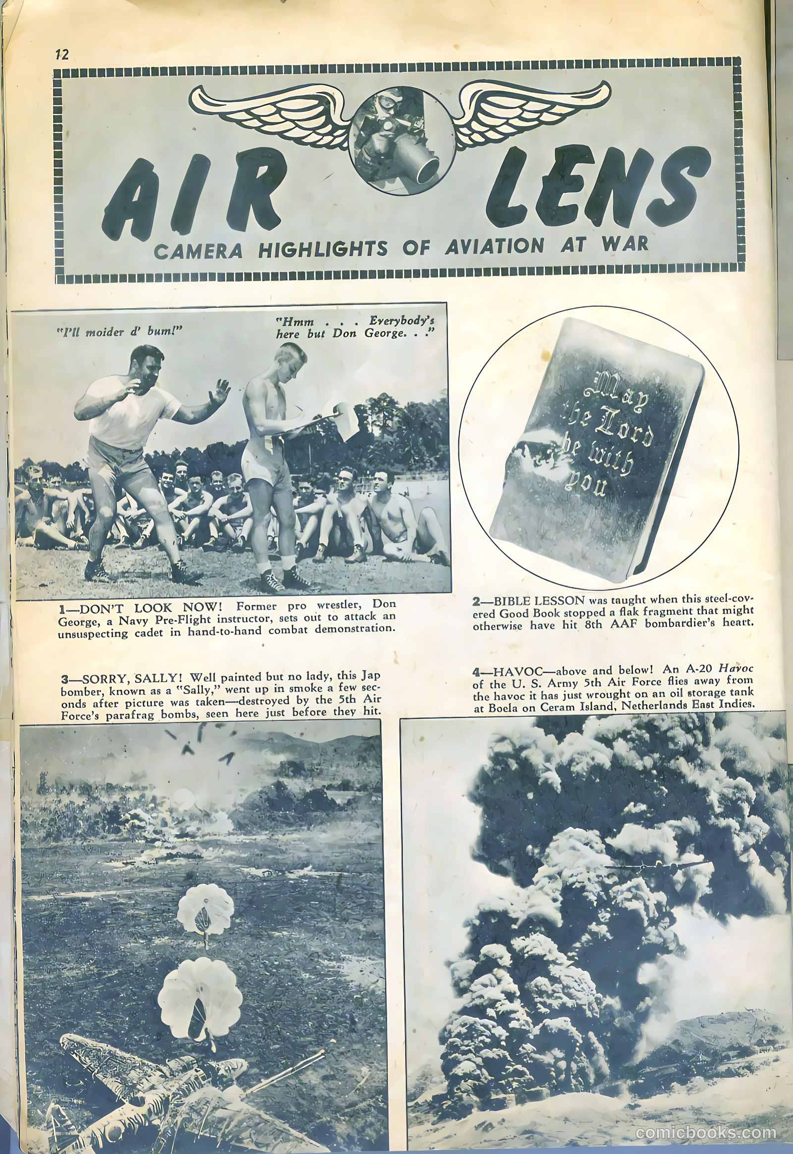 The American Air Forces #4 (1945, Magazine Enterprises) — page 12 of 52