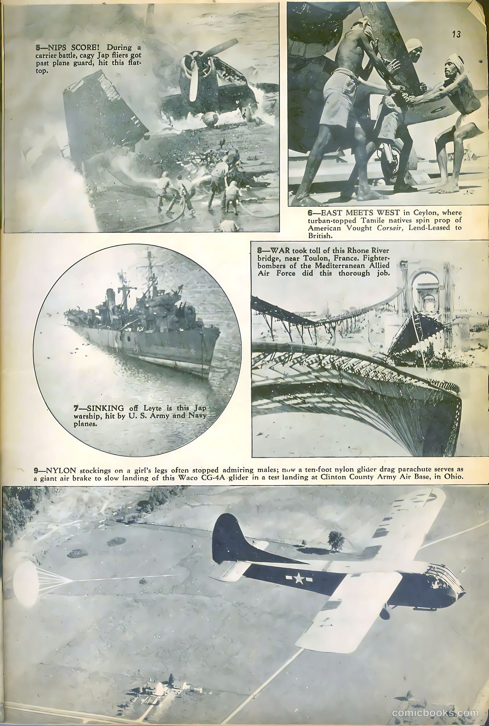 The American Air Forces #4 (1945, Magazine Enterprises) — page 13 of 52