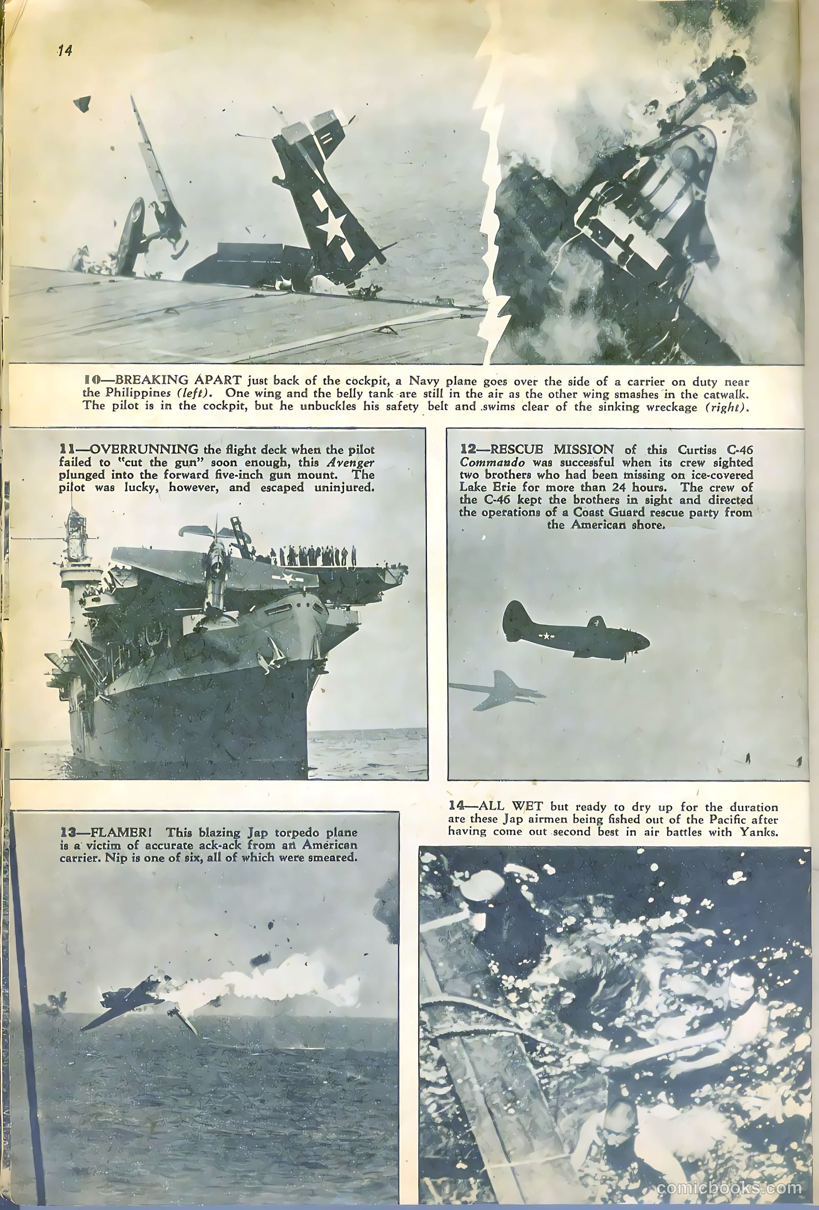 The American Air Forces #4 (1945, Magazine Enterprises) — page 14 of 52