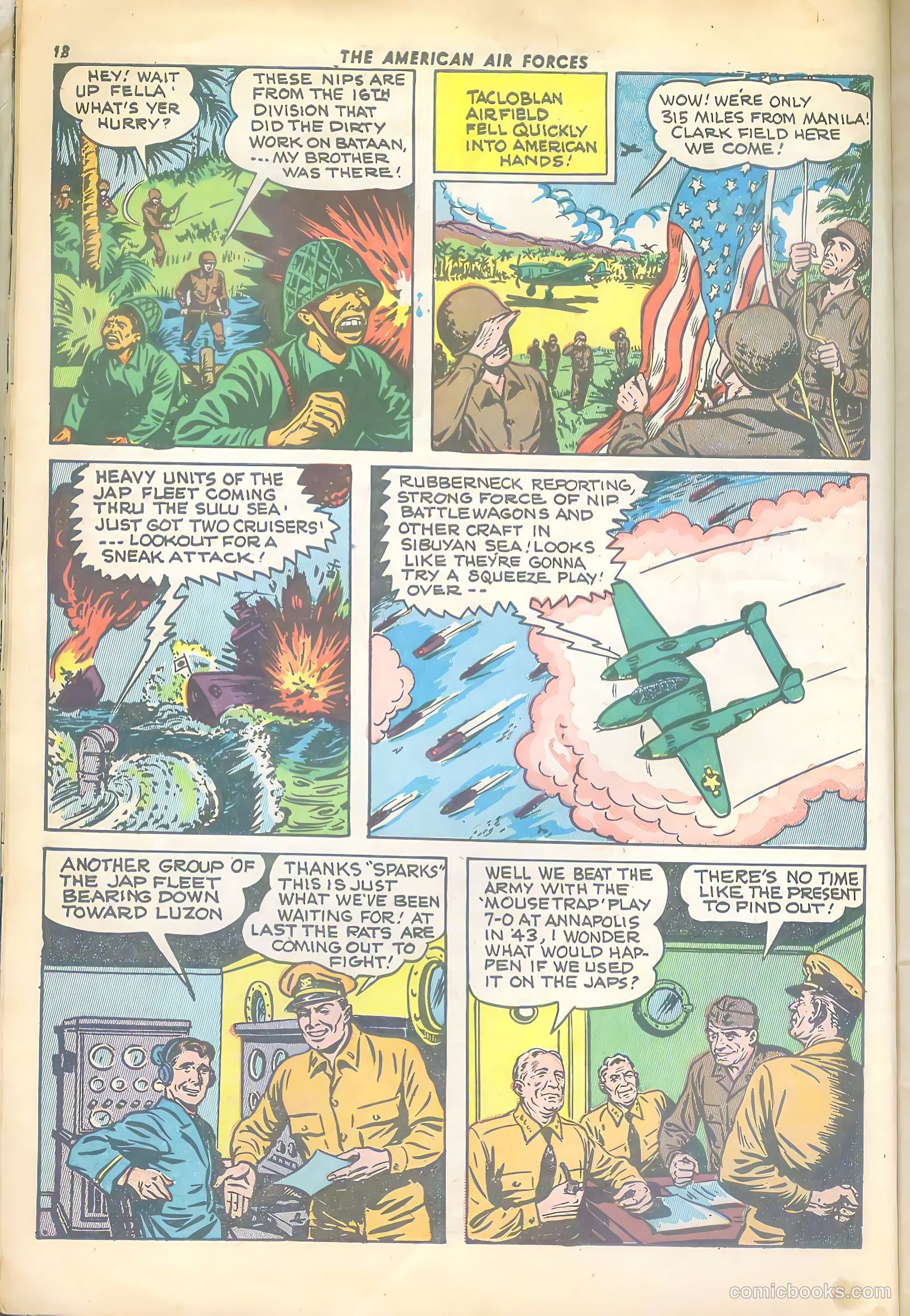 The American Air Forces #4 (1945, Magazine Enterprises) — page 18 of 52