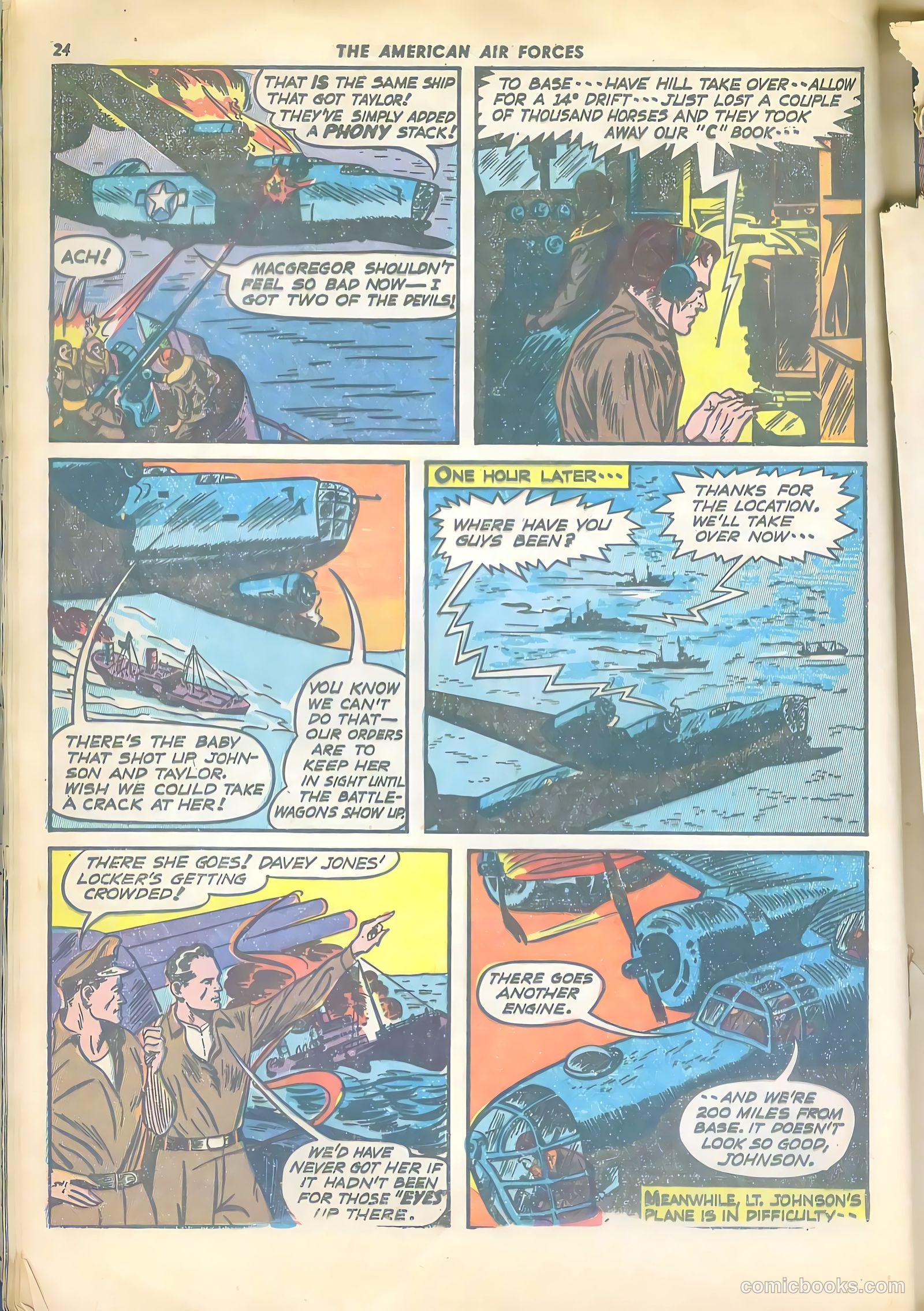 The American Air Forces #4 (1945, Magazine Enterprises) — page 24 of 52