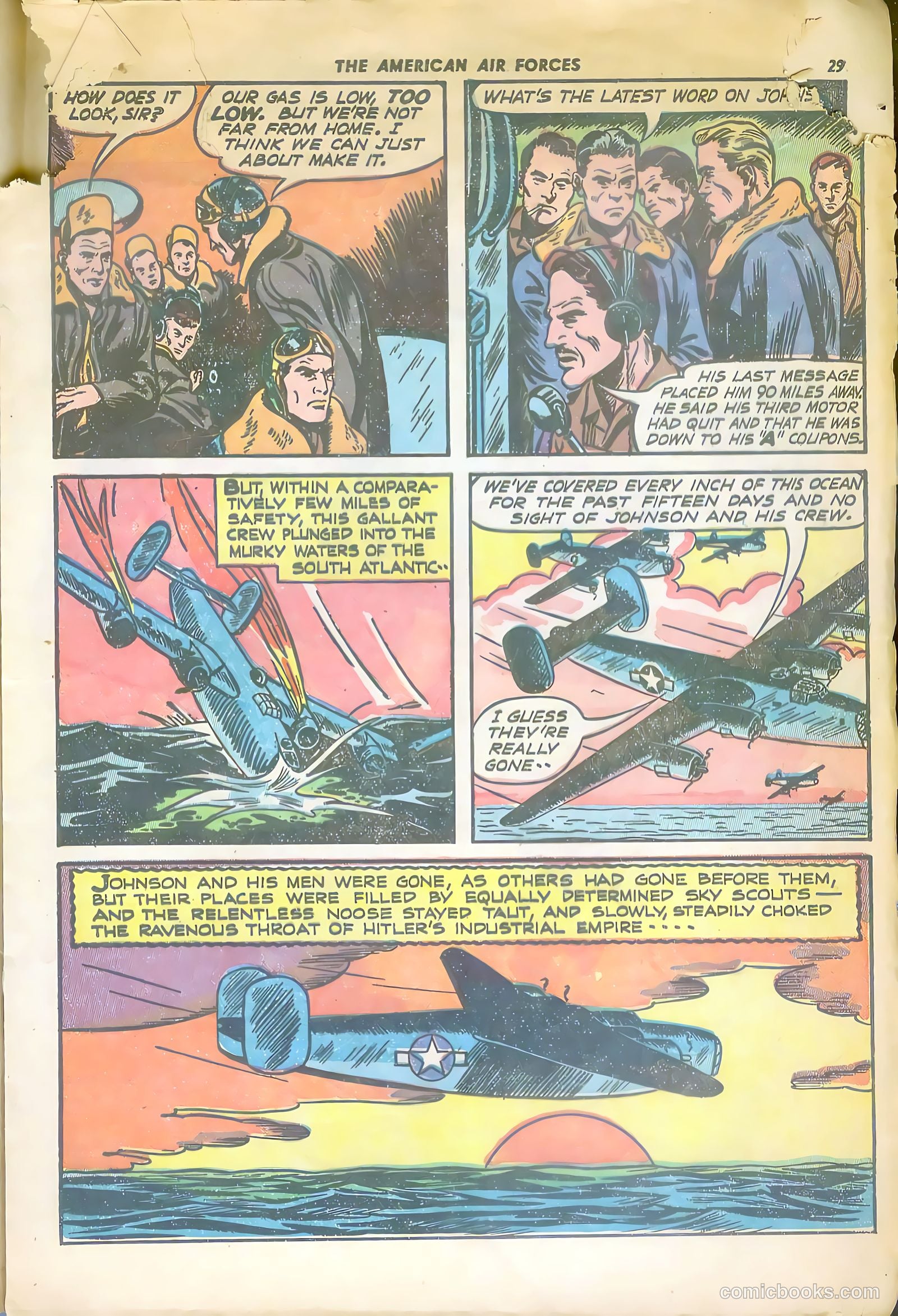 The American Air Forces #4 (1945, Magazine Enterprises) — page 25 of 52