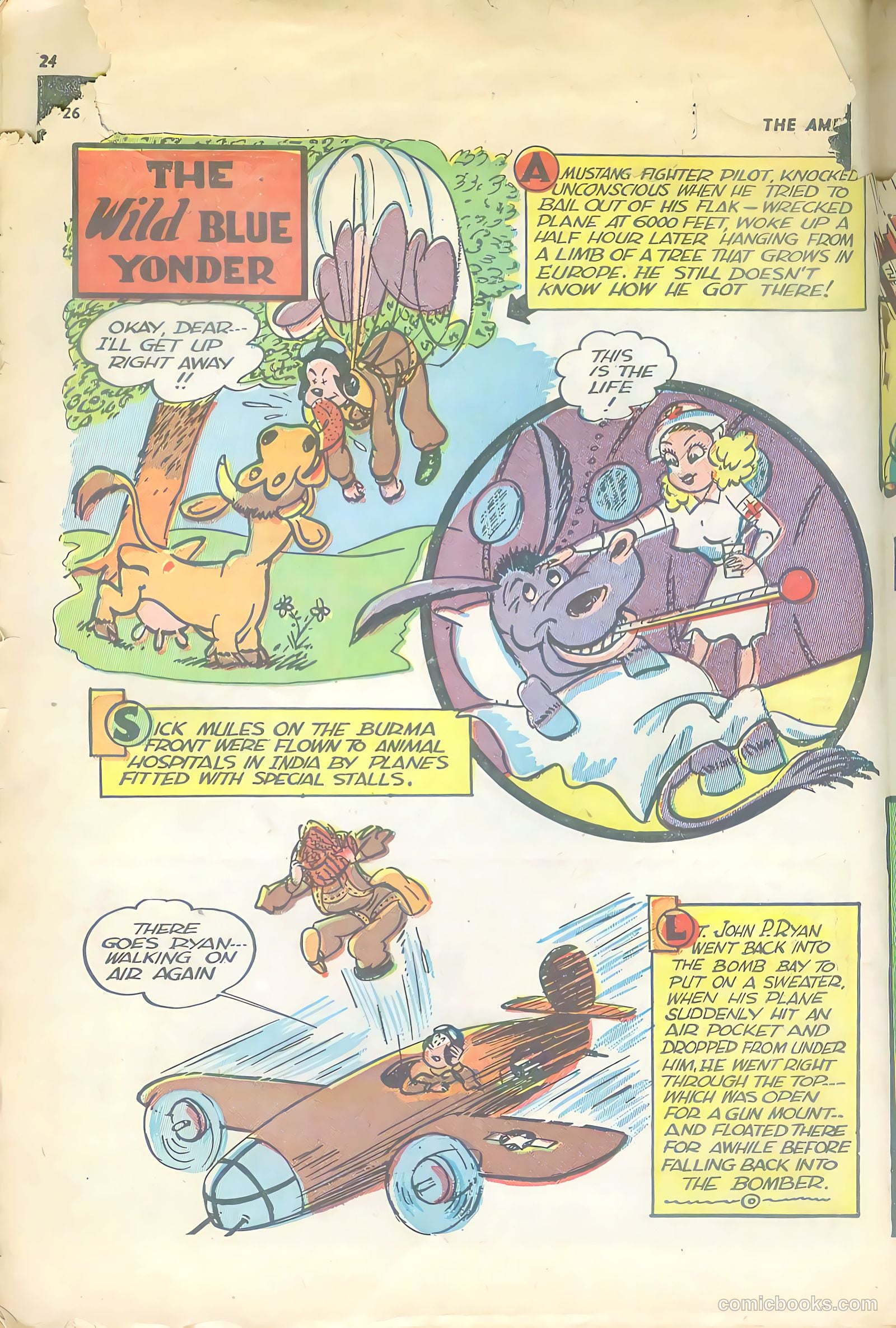The American Air Forces #4 (1945, Magazine Enterprises) — page 26 of 52