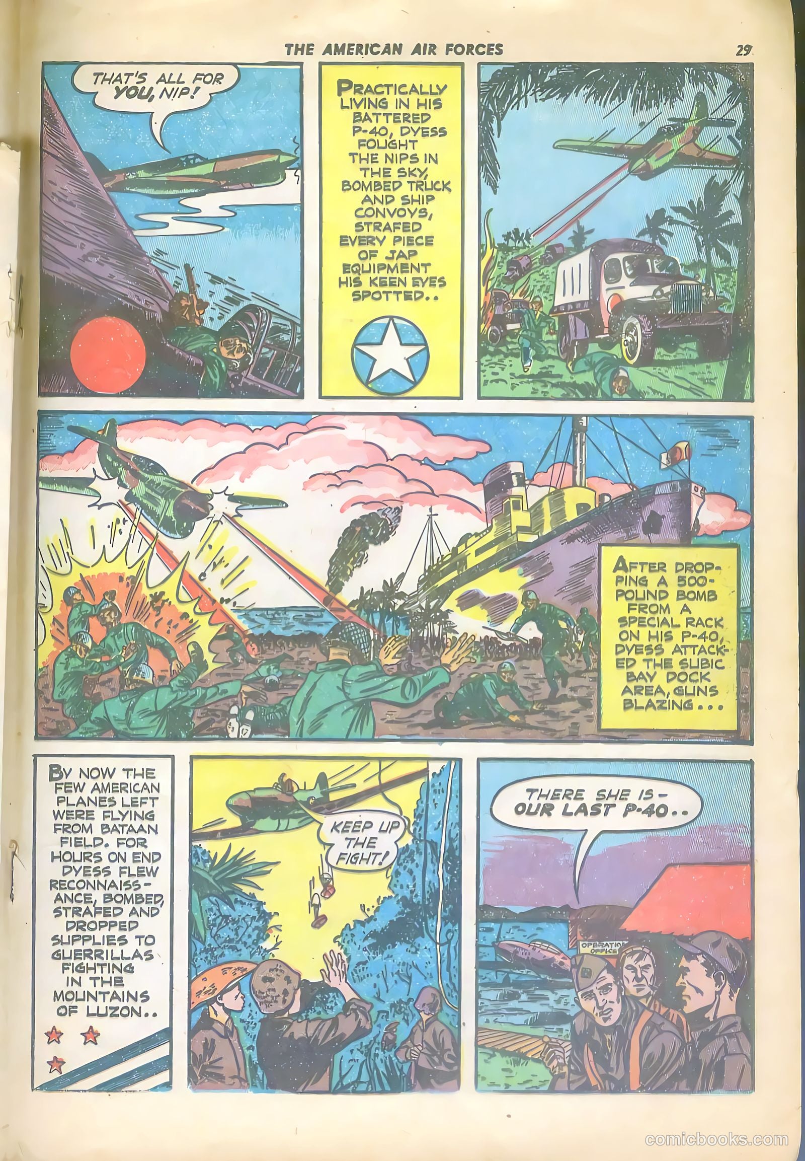 The American Air Forces #4 (1945, Magazine Enterprises) — page 29 of 52
