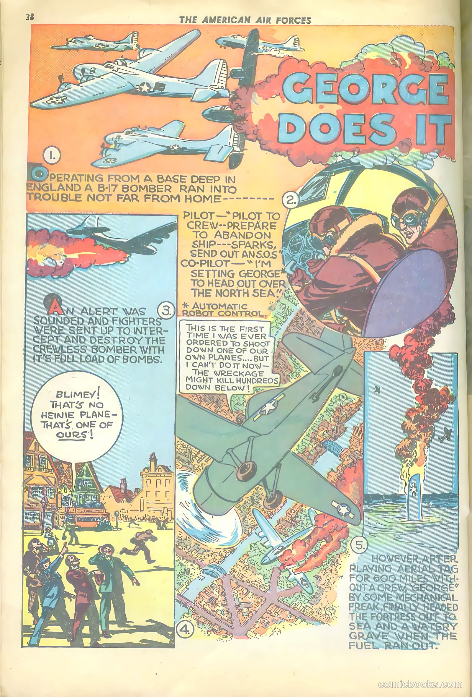 The American Air Forces #4 (1945, Magazine Enterprises) — page 38 of 52