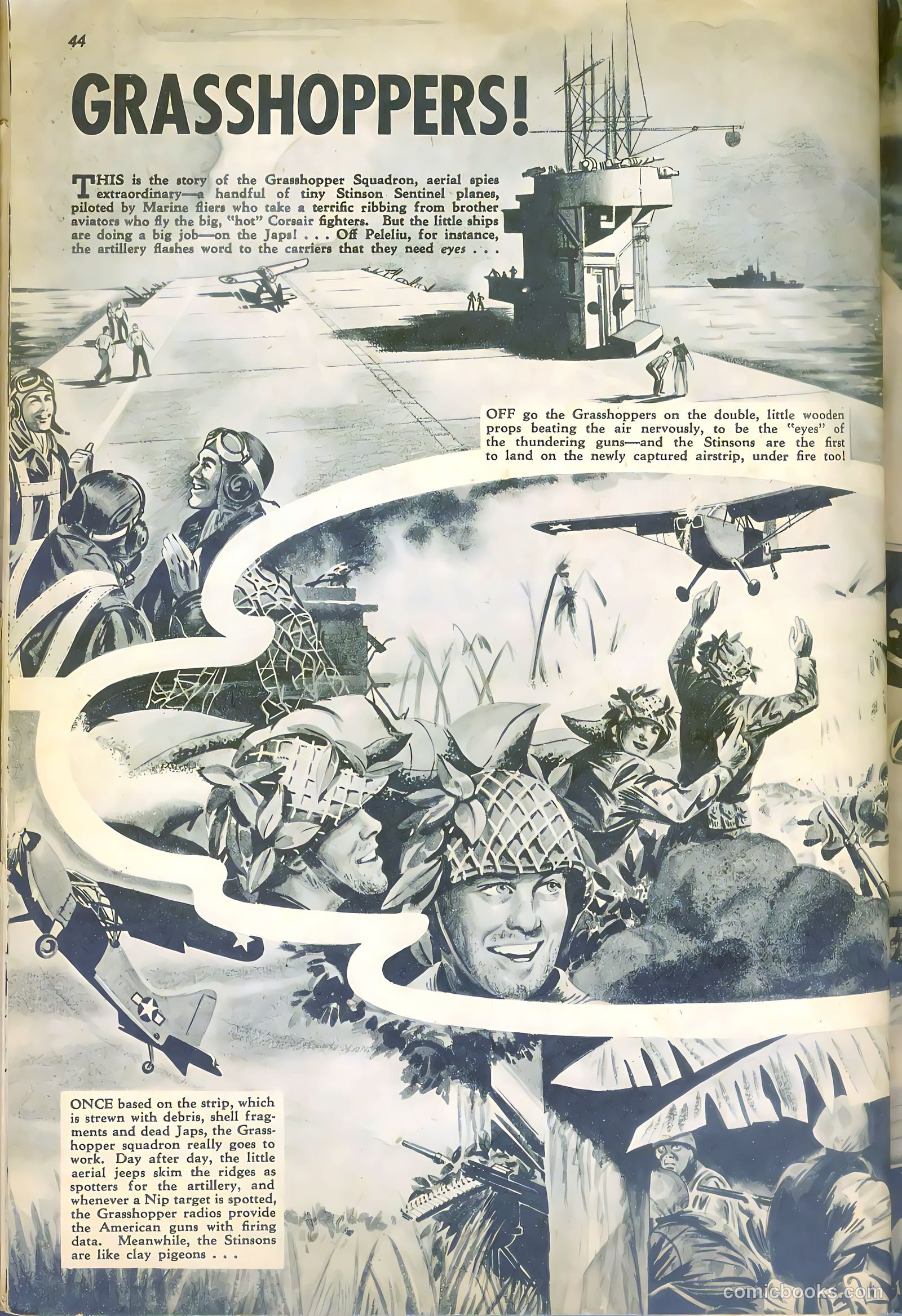 The American Air Forces #4 (1945, Magazine Enterprises) — page 44 of 52