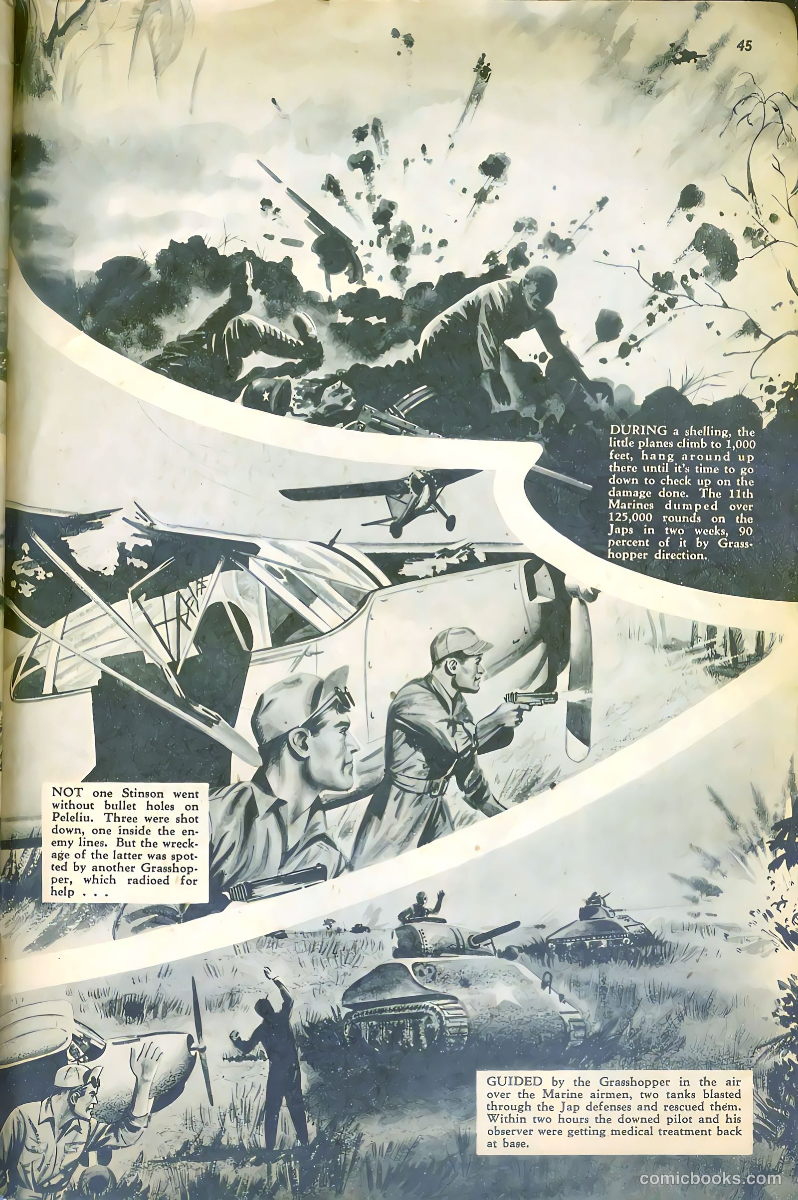 The American Air Forces #4 (1945, Magazine Enterprises) — page 45 of 52