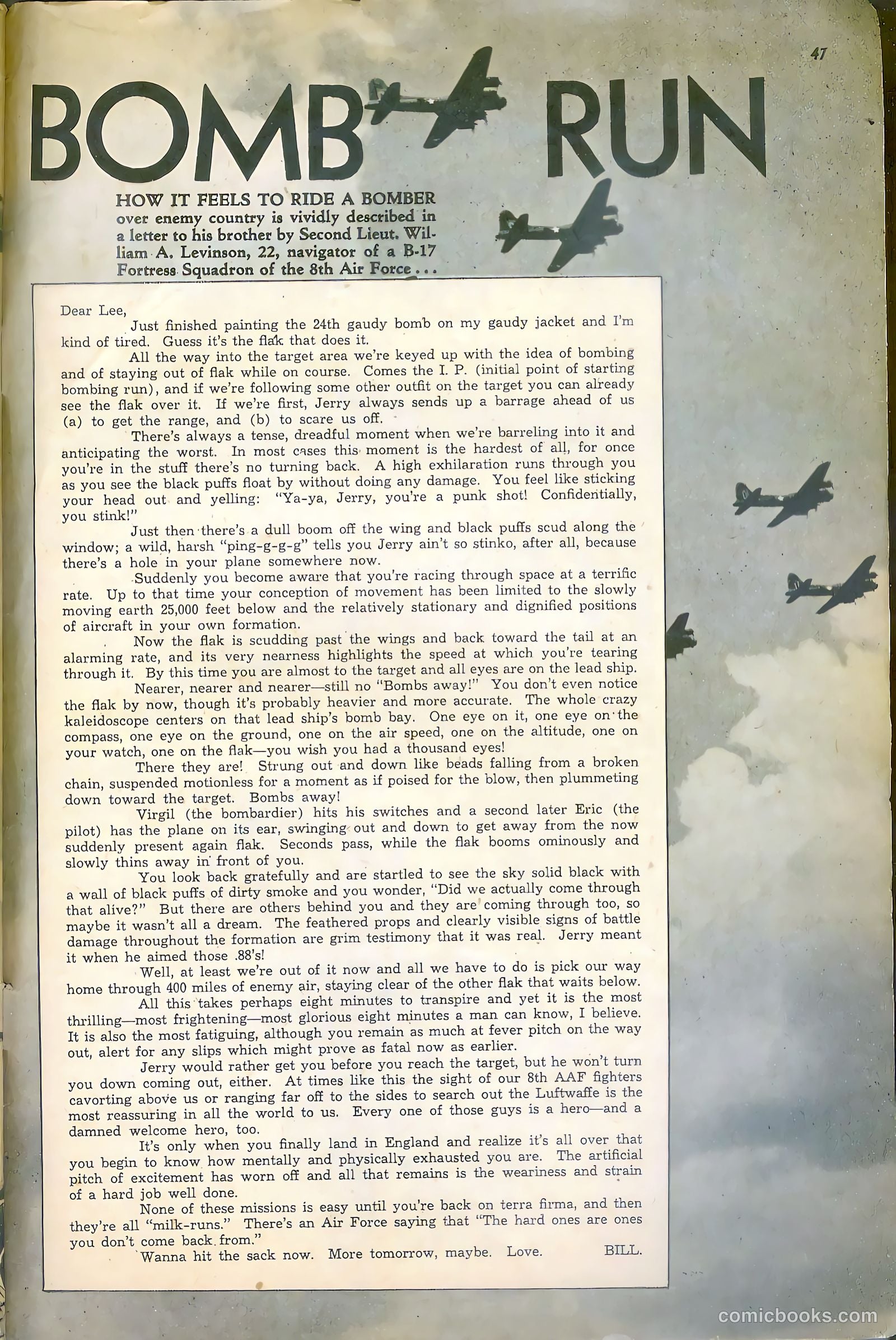 The American Air Forces #4 (1945, Magazine Enterprises) — page 47 of 52