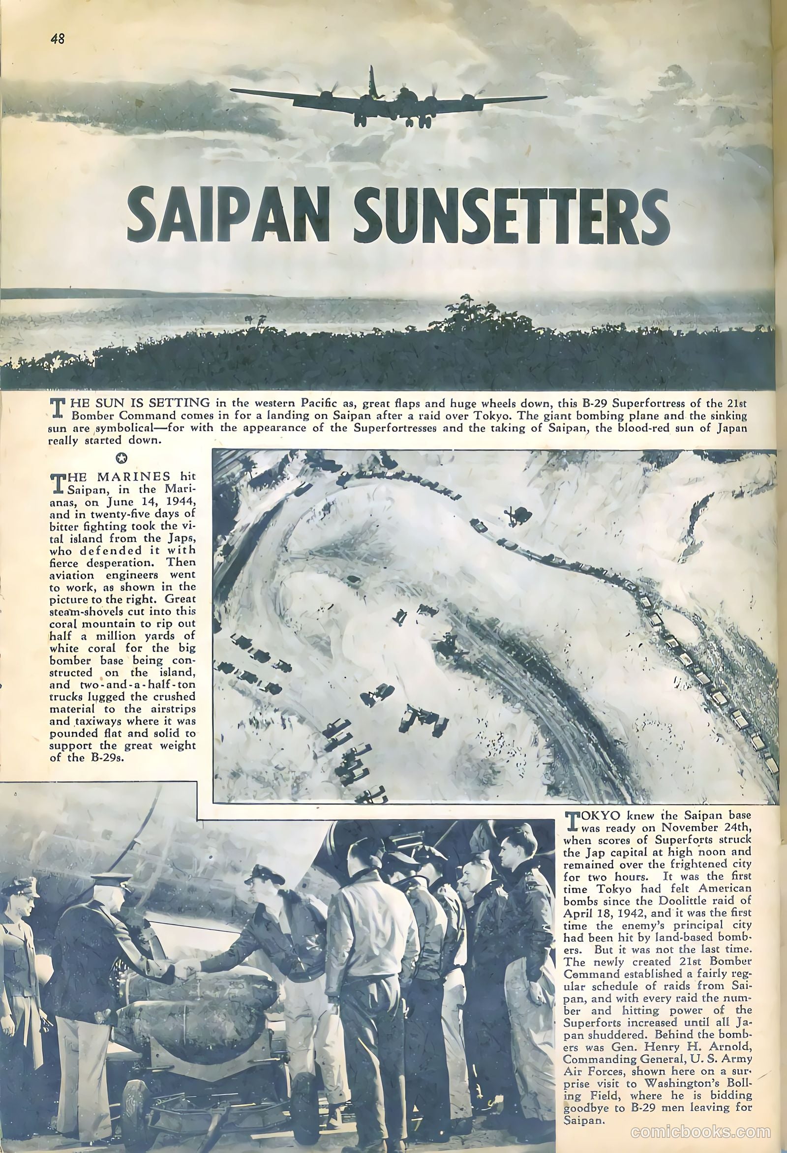 The American Air Forces #4 (1945, Magazine Enterprises) — page 48 of 52