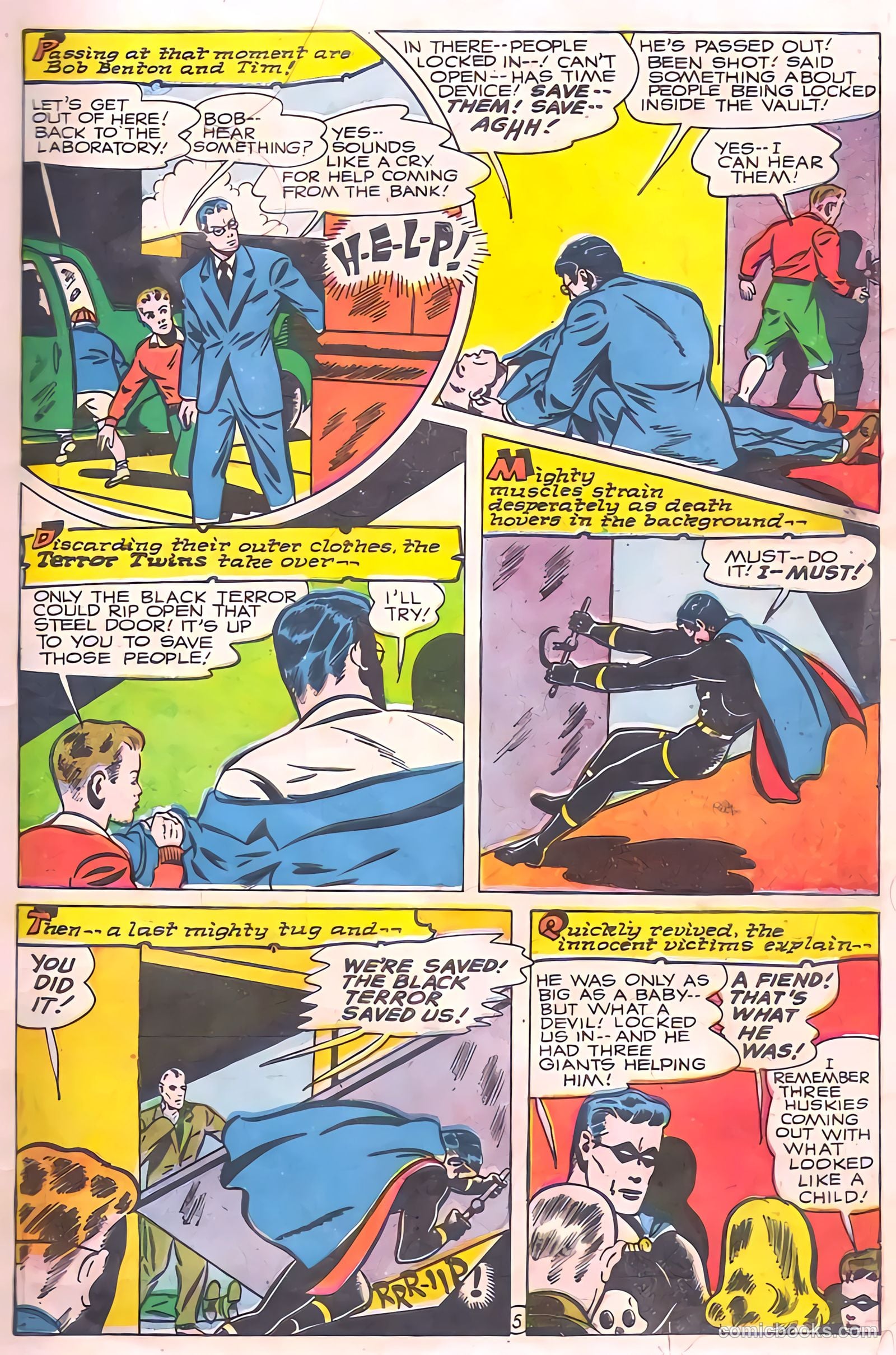 The Black Terror #15 (1946, Visual Editions, Inc.) — page 8 of 53