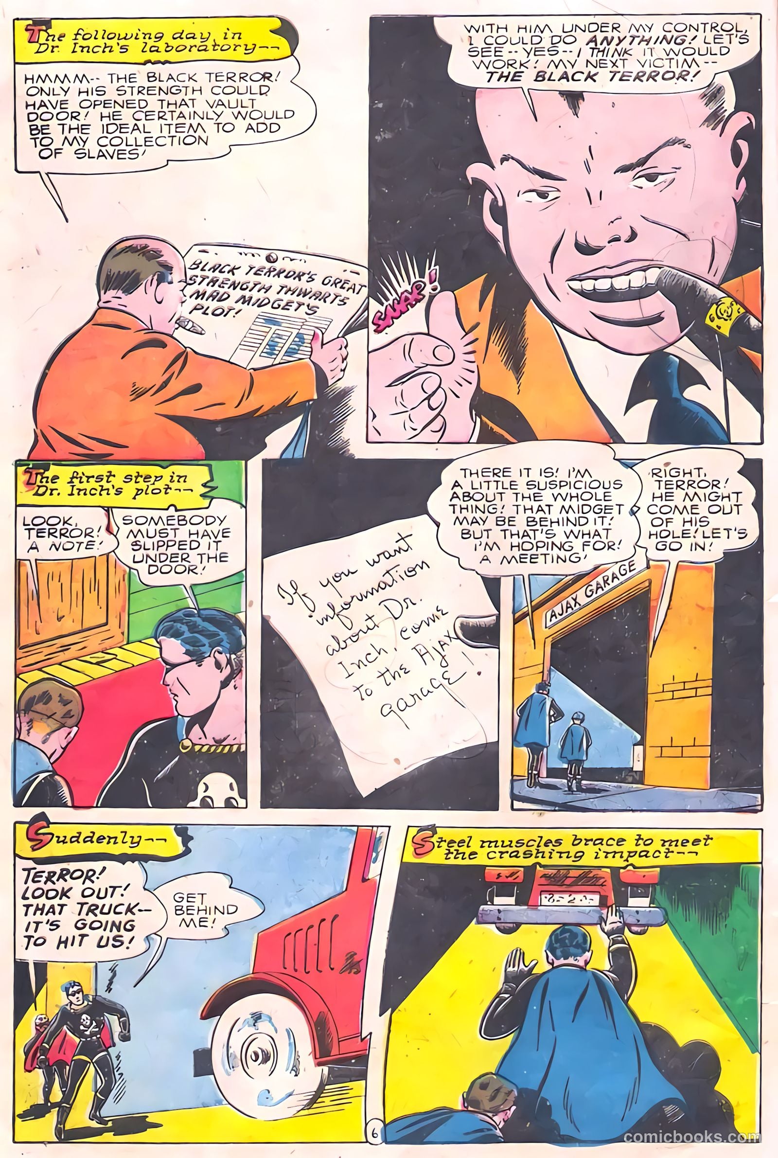 The Black Terror #15 (1946, Visual Editions, Inc.) — page 9 of 53