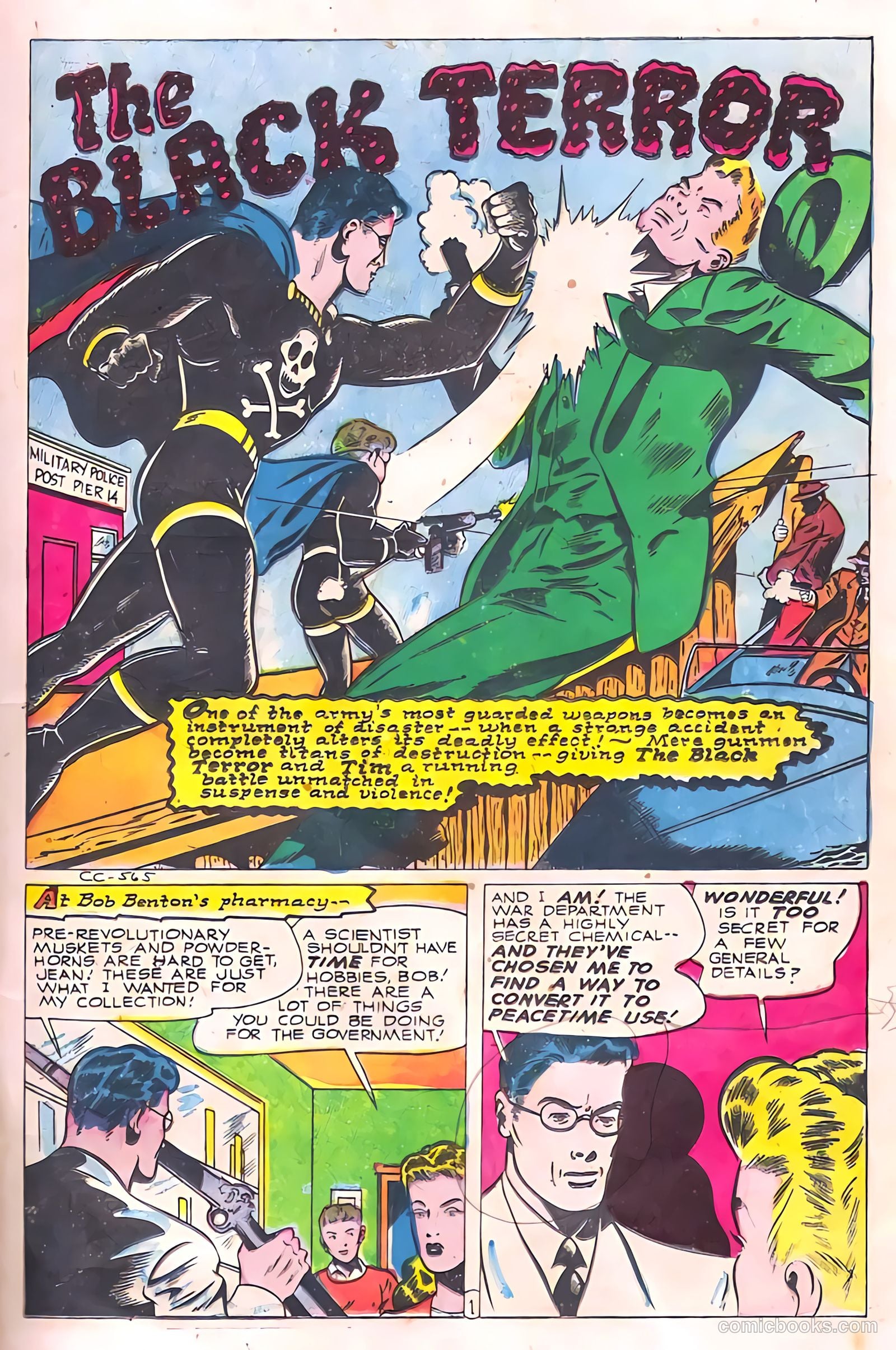 The Black Terror #15 (1946, Visual Editions, Inc.) — page 16 of 53