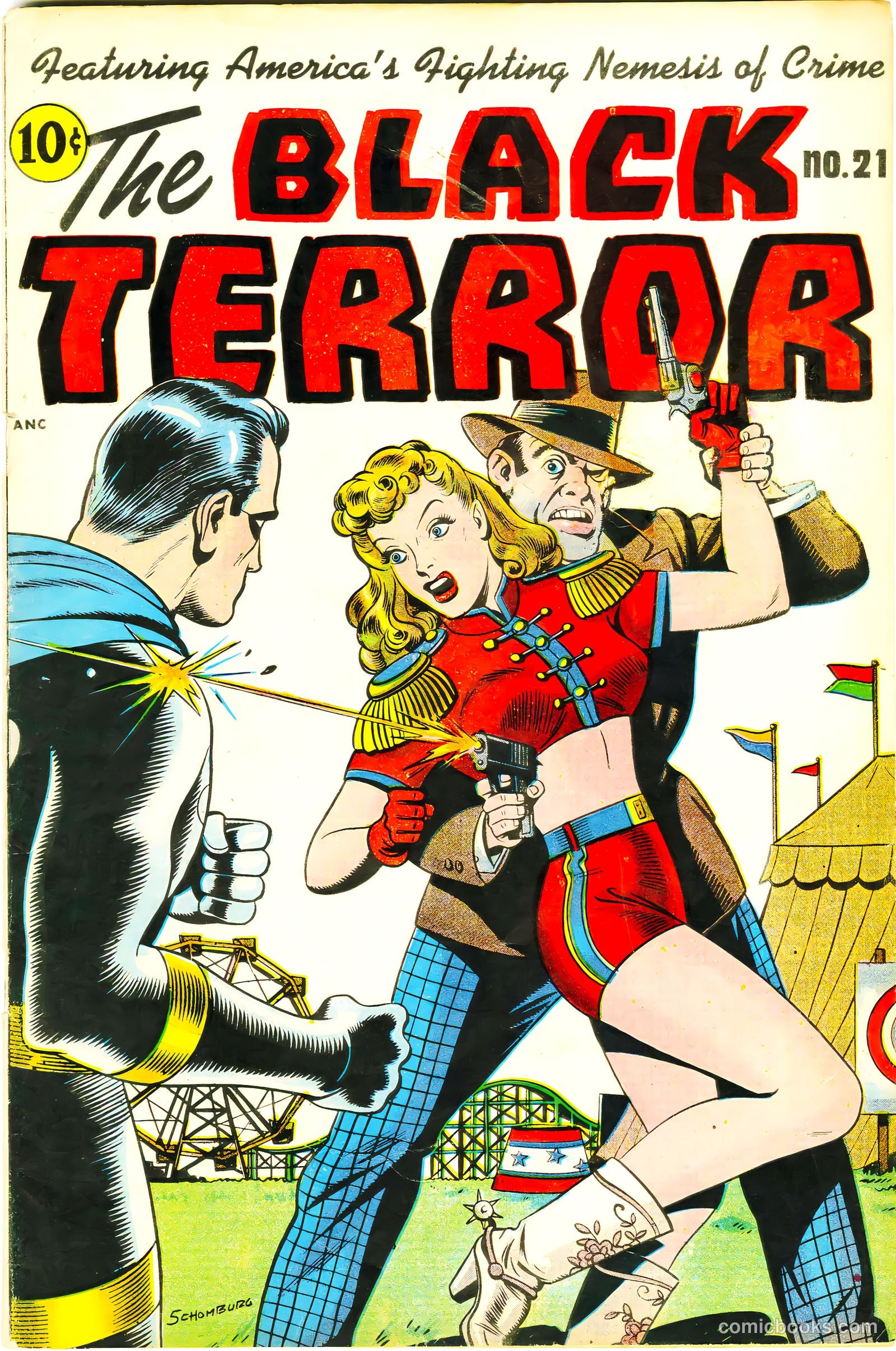 The Black Terror #21 cover