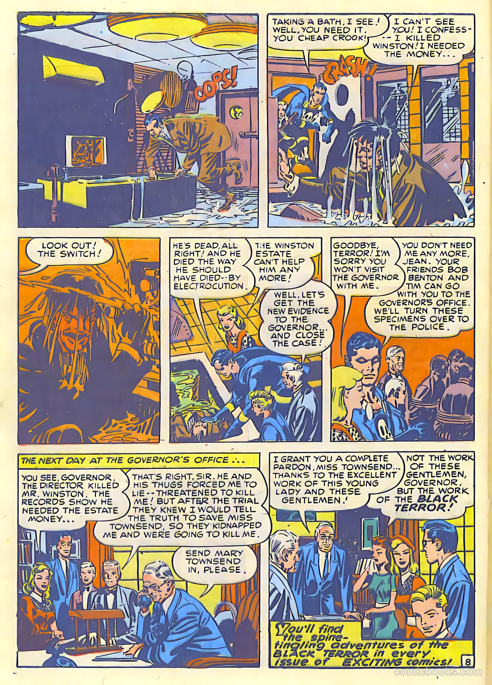 The Black Terror #25 (1948) — page 42 of 44