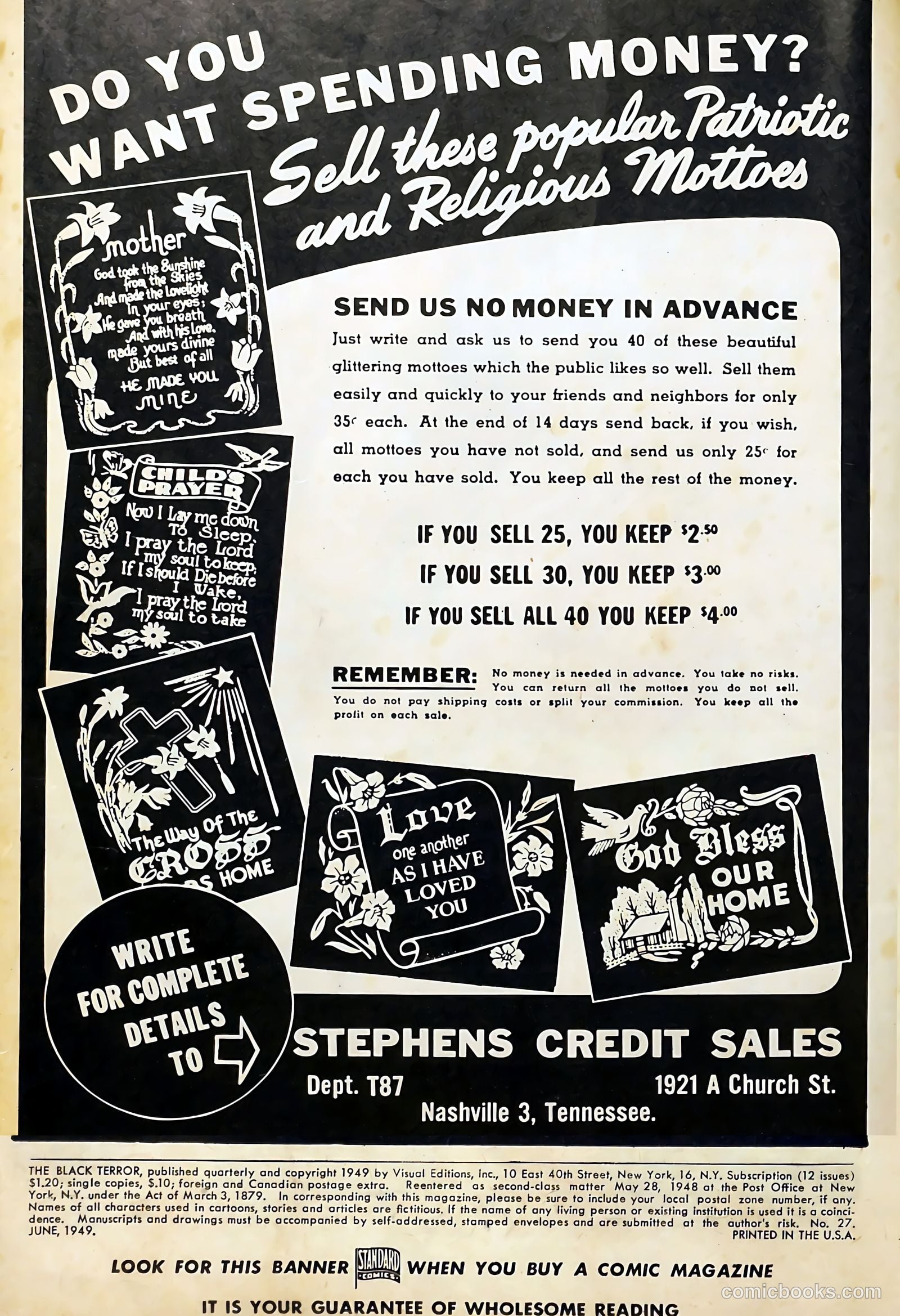 The Black Terror #27 (1949, Visual Editions, Inc.) — page 2 of 36