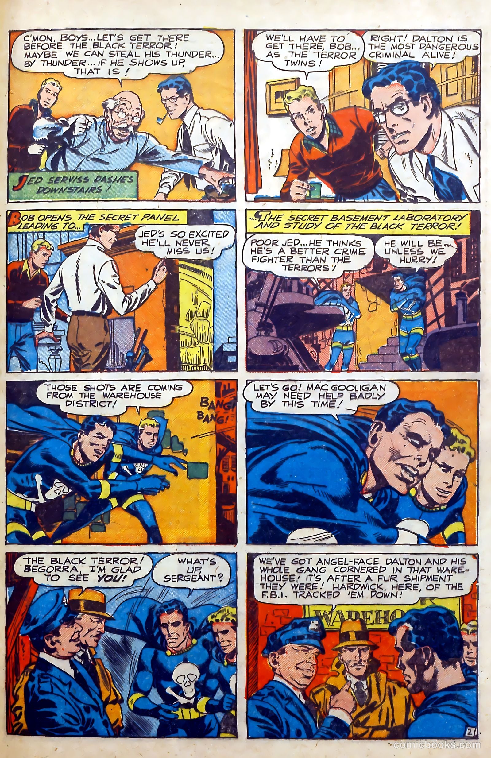 The Black Terror #27 (1949, Visual Editions, Inc.) — page 29 of 36