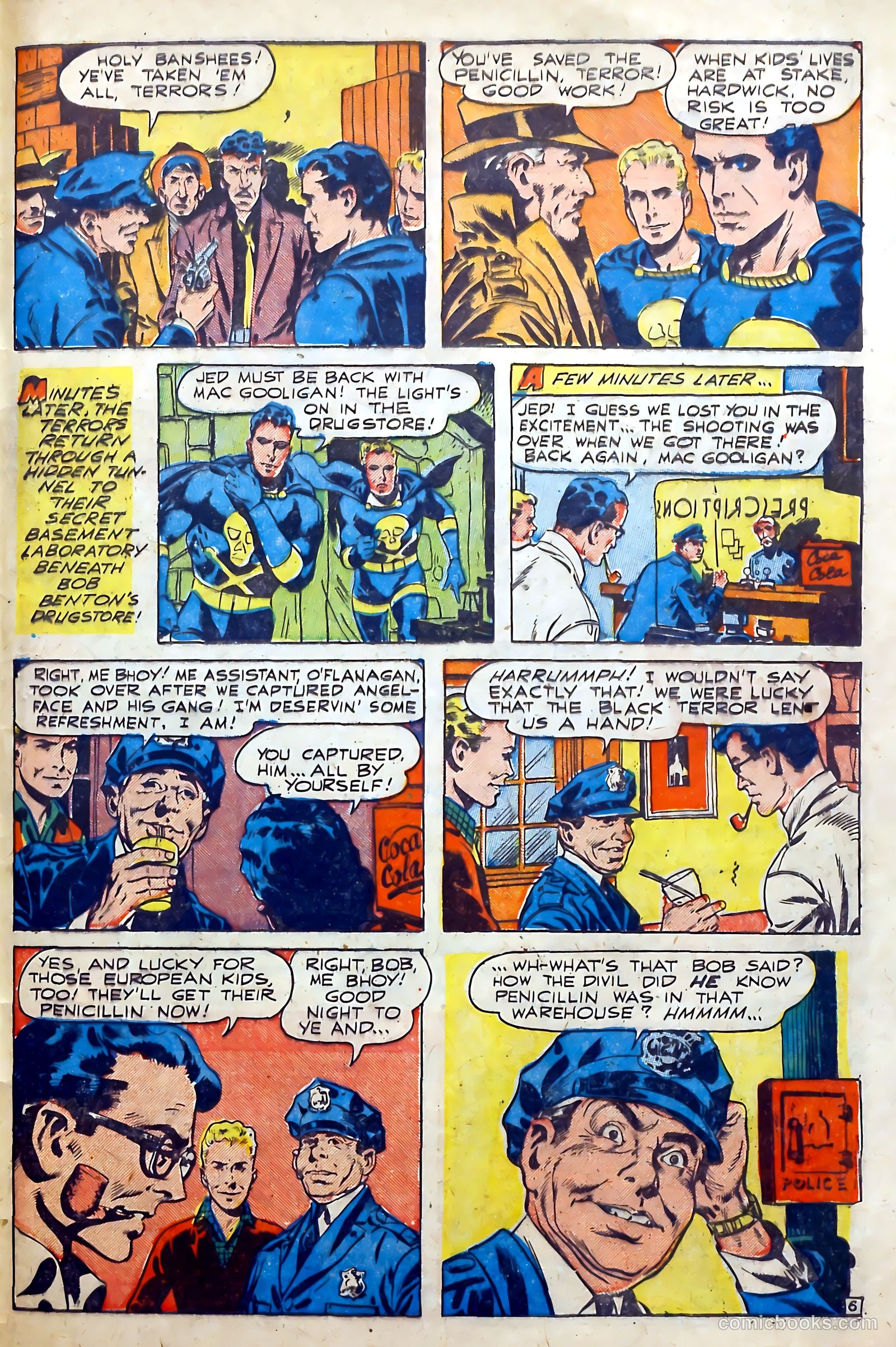 The Black Terror #27 (1949, Visual Editions, Inc.) — page 33 of 36