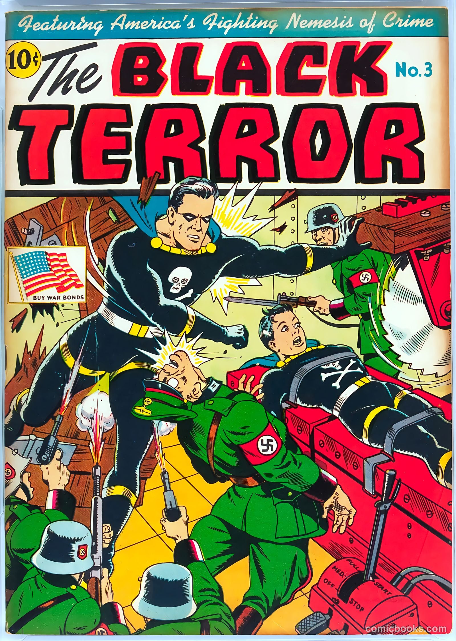 The Black Terror #3 cover