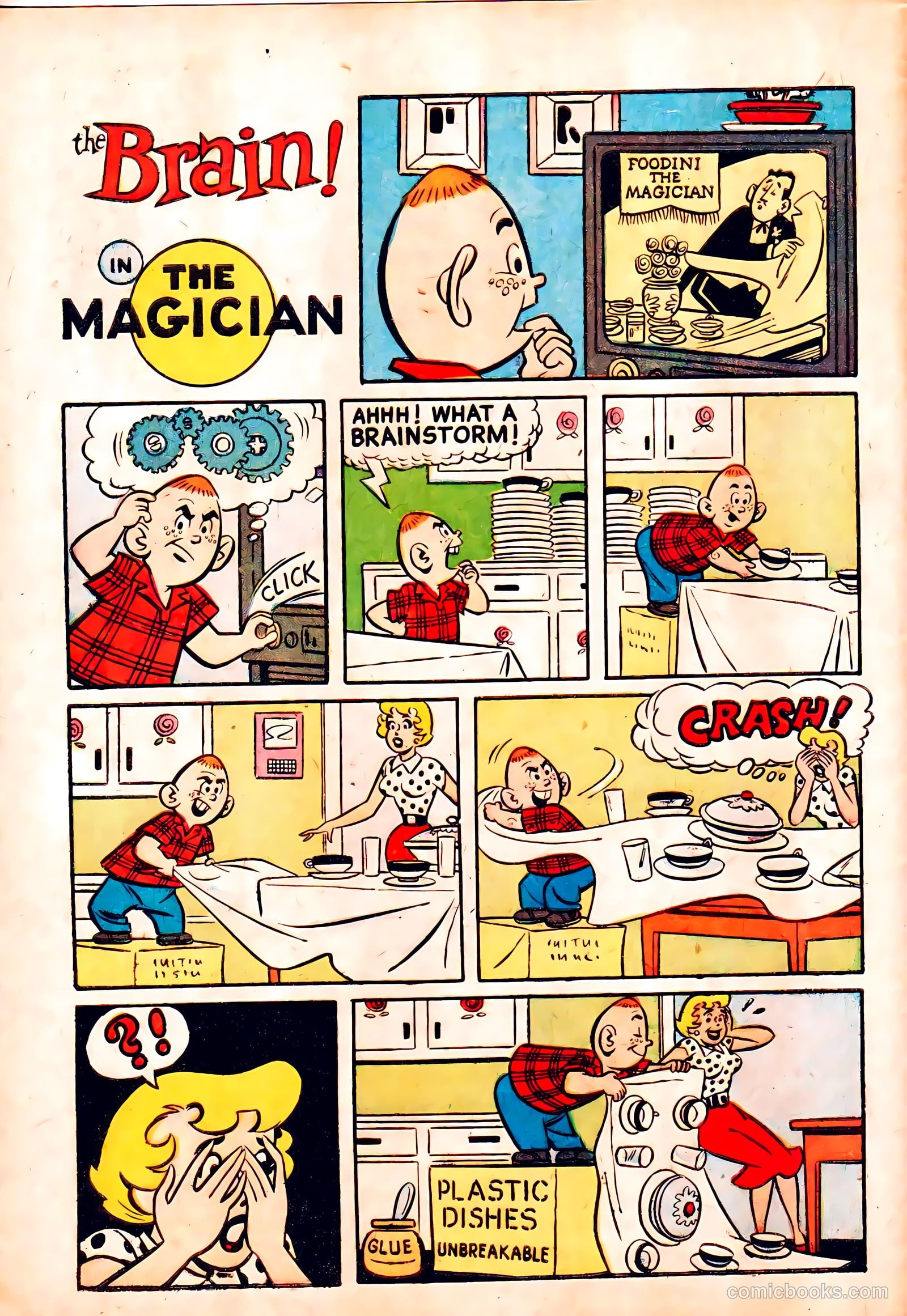 The Brain #1 (1956) — page 10 of 36