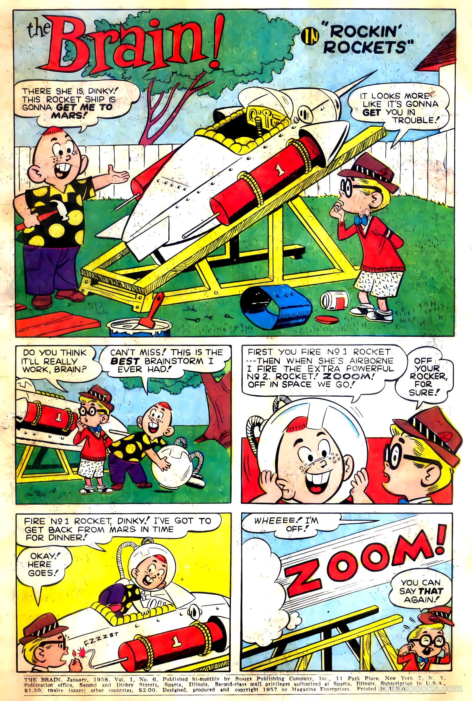 The Brain #6 (1958) — page 3