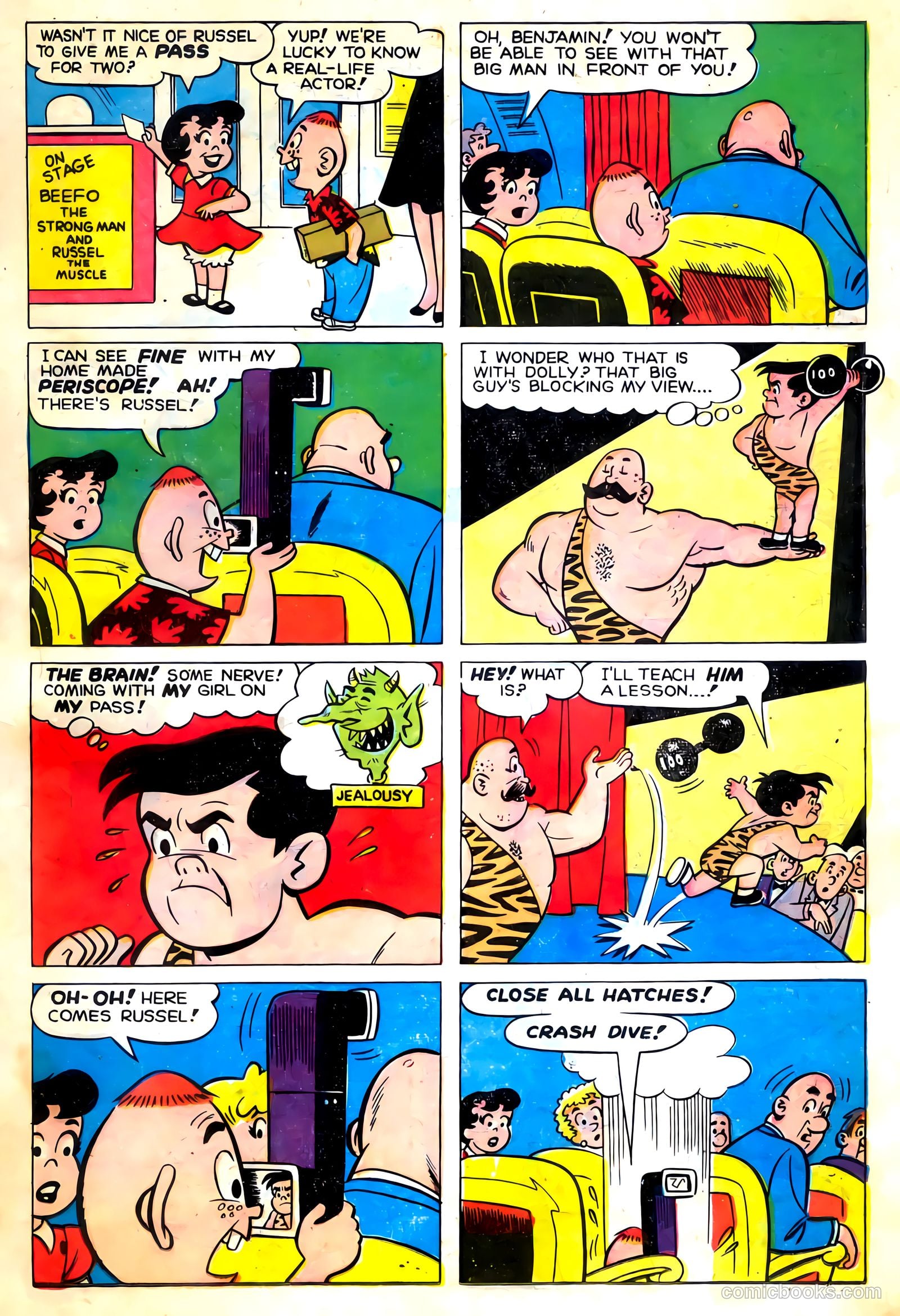The Brain #6 (1958) — page 13