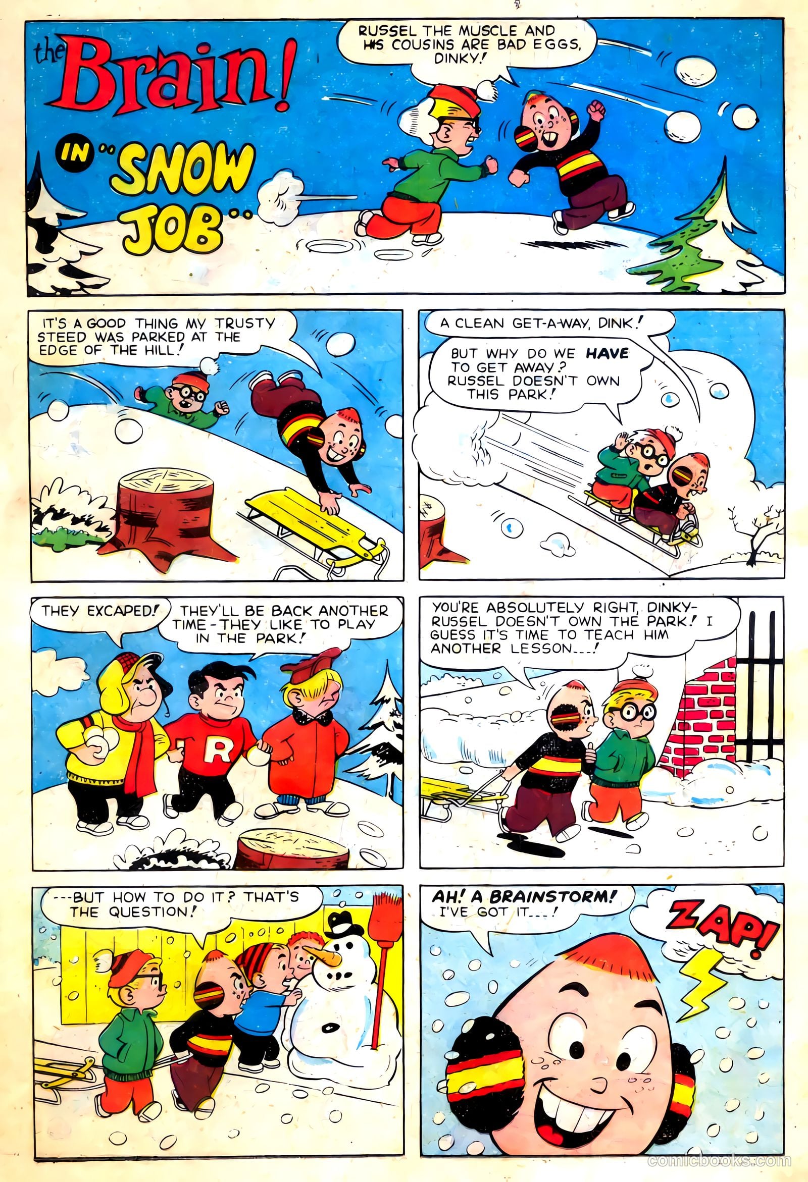 The Brain #6 (1958) — page 17