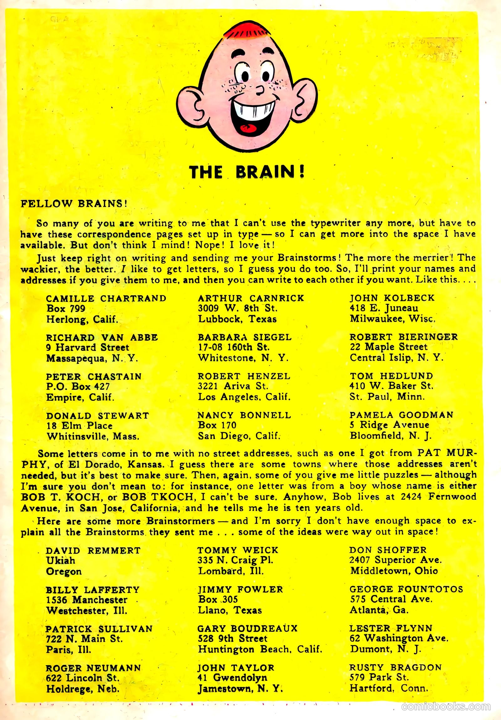 The Brain #6 (1958) — page 25