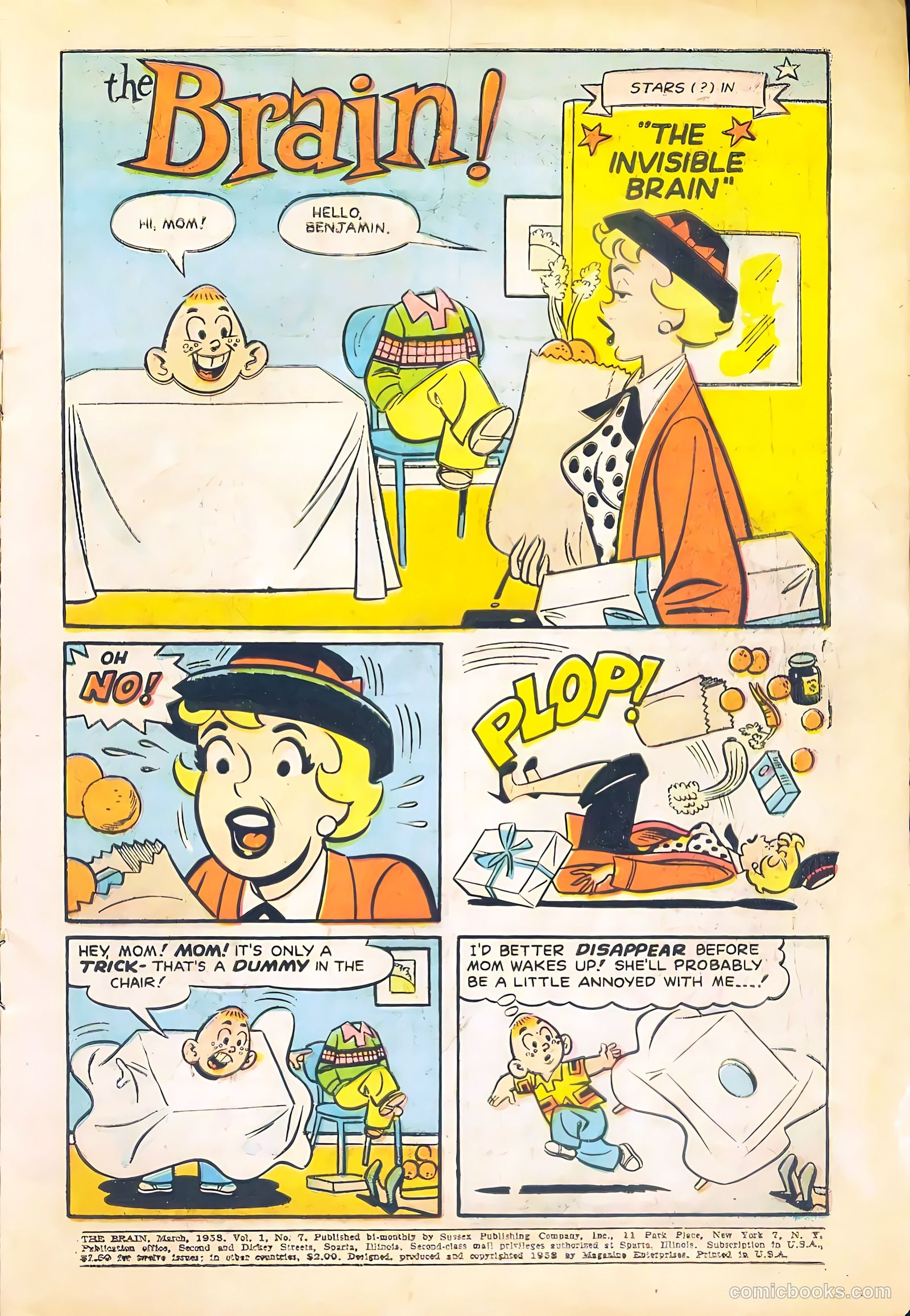 The Brain #7 (1958) — page 3