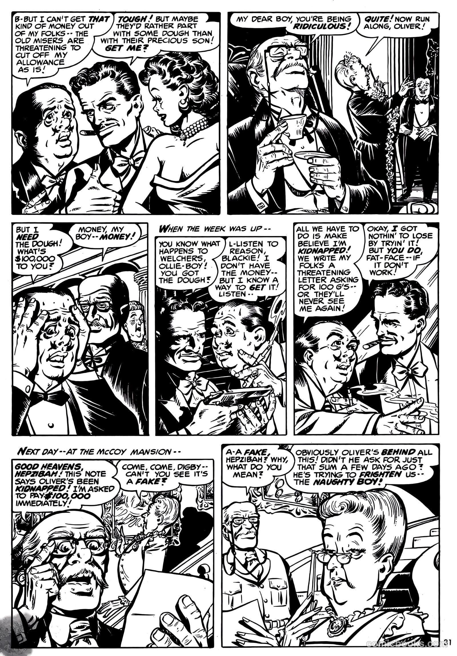 The Clutching Hand #1 (1954) — page 3 of 34