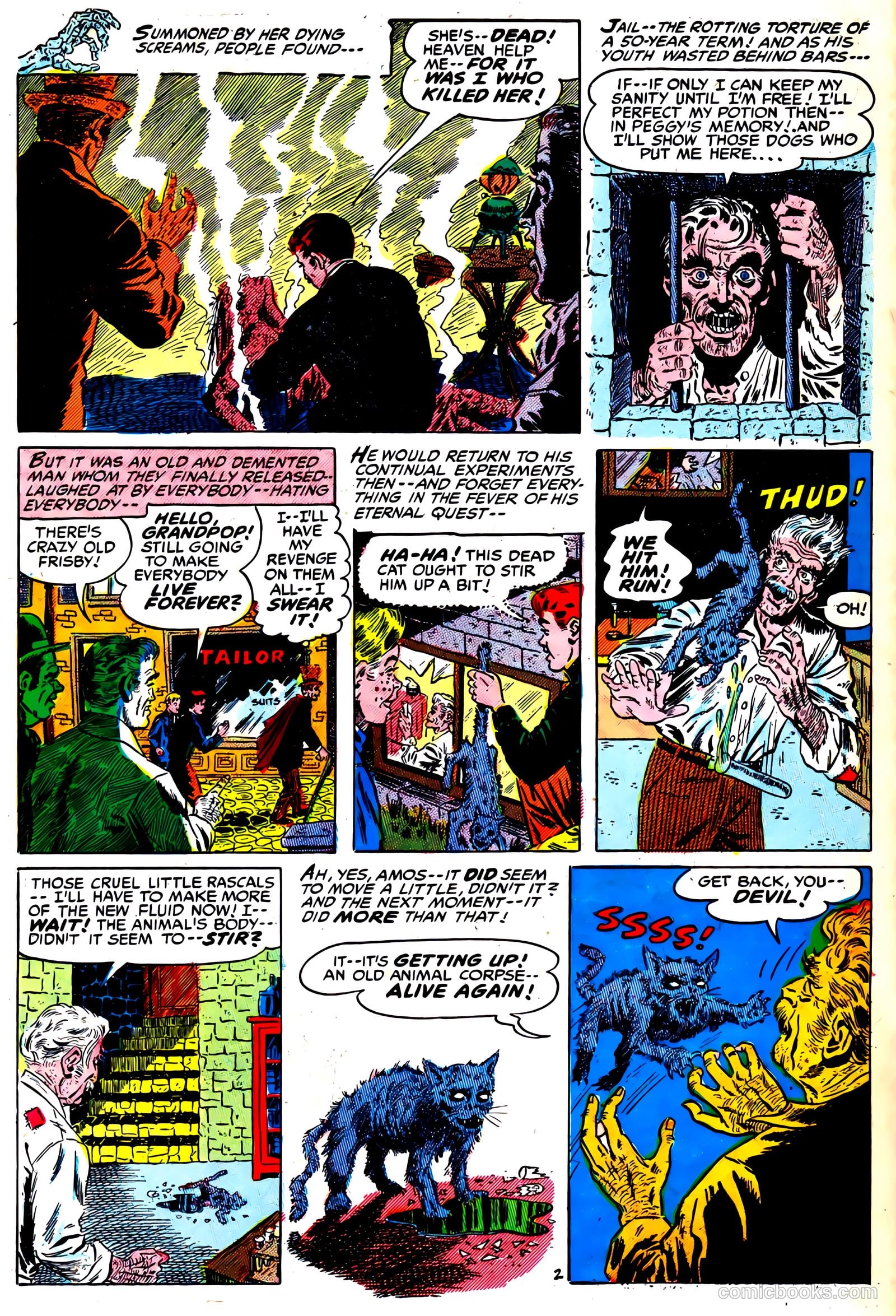 The Clutching Hand #1 (1954) — page 17 of 34