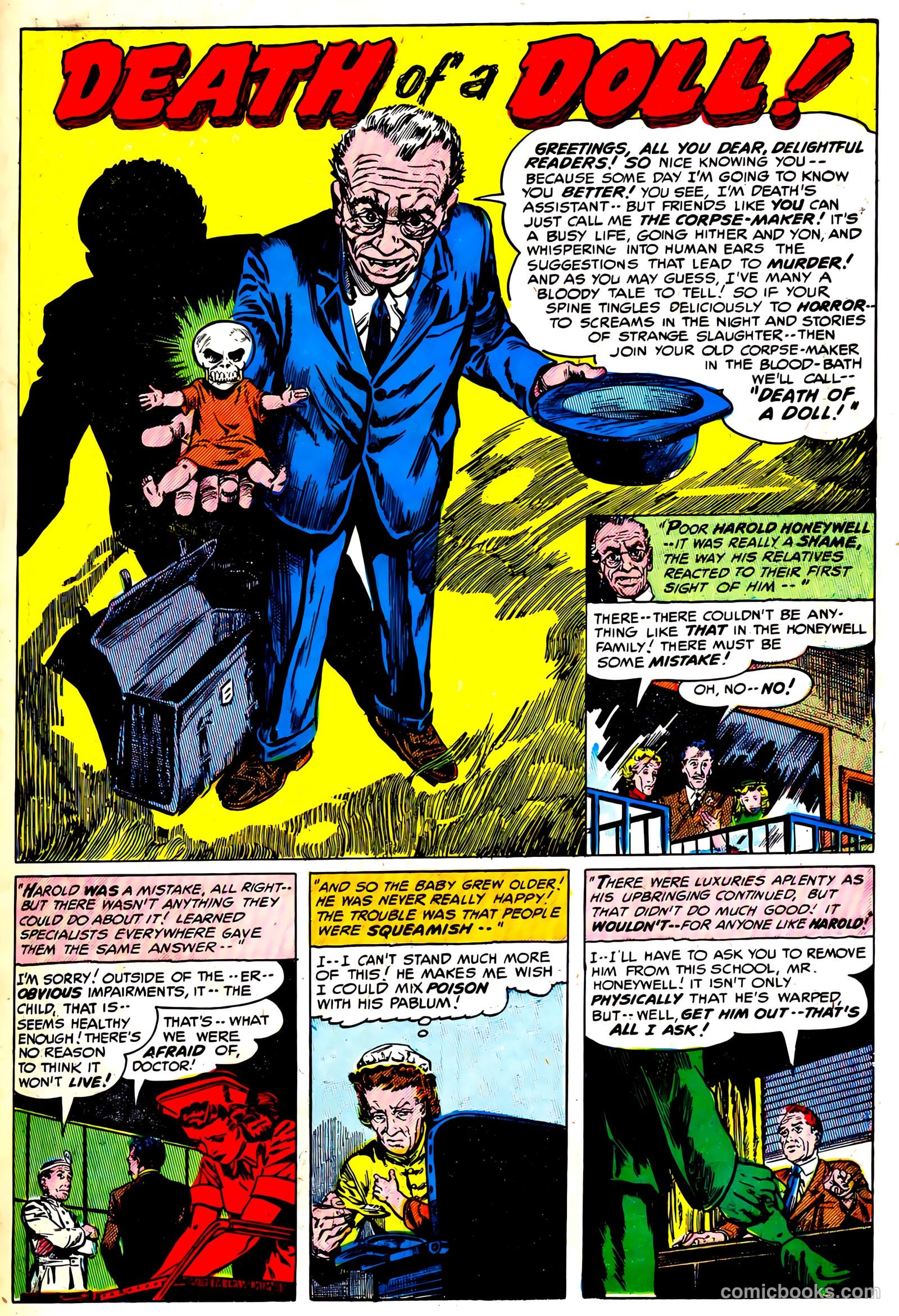 The Clutching Hand #1 (1954) — page 22 of 34