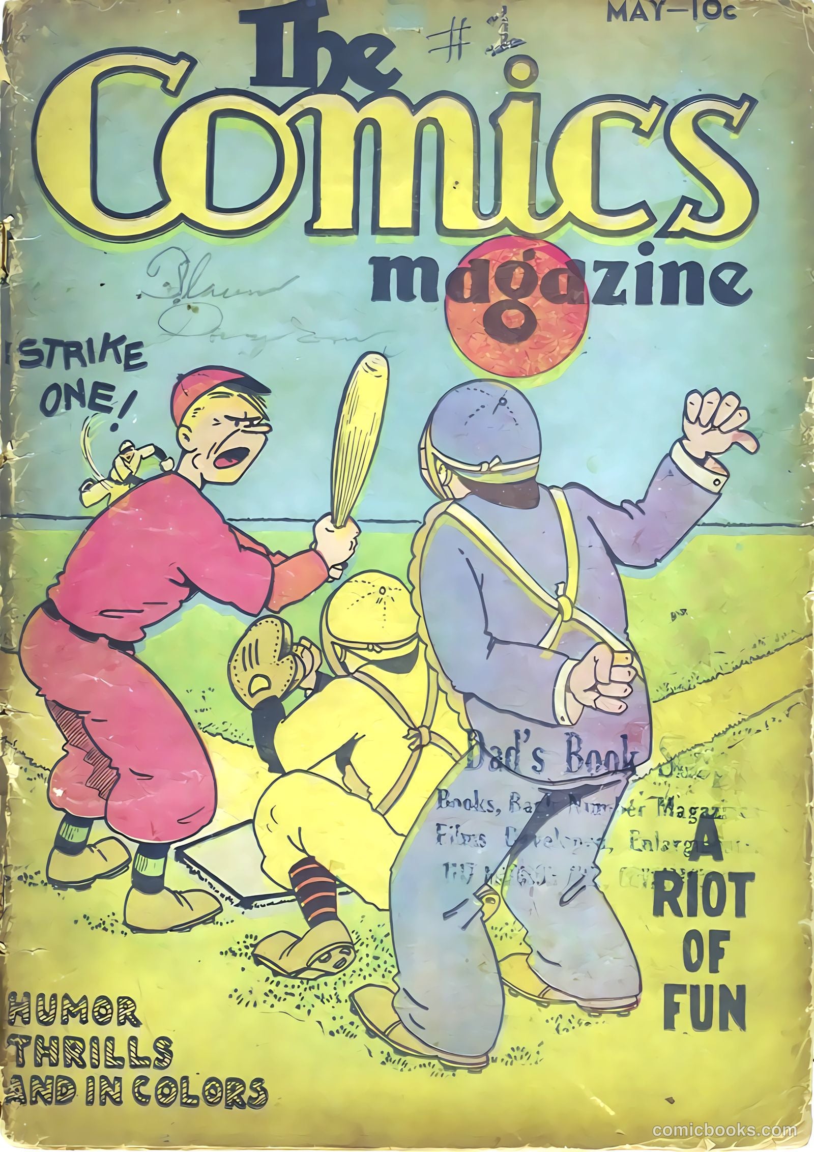 The Comics Magazine #1 cover