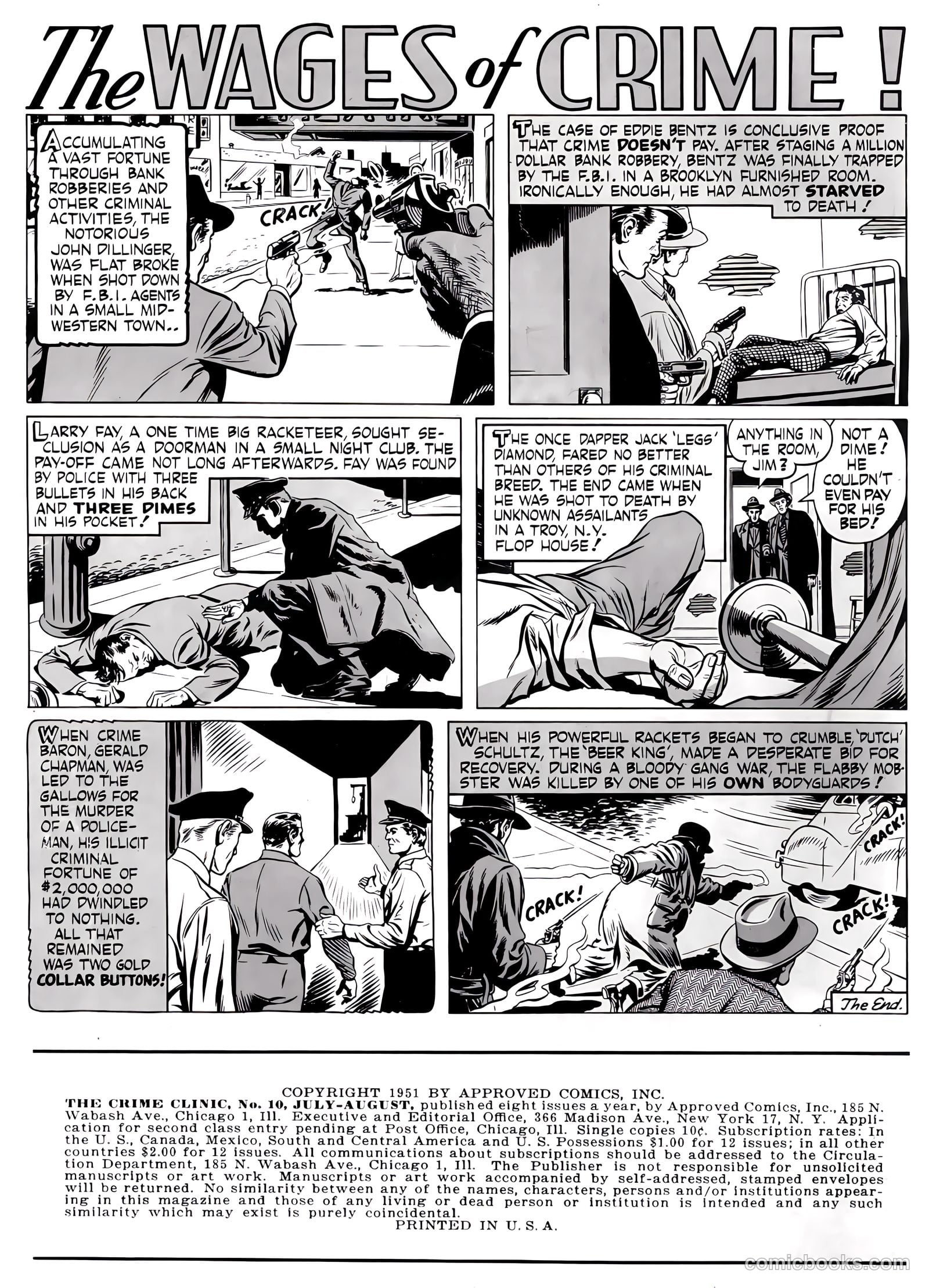 The Crime Clinic #1 (1951) — page 2