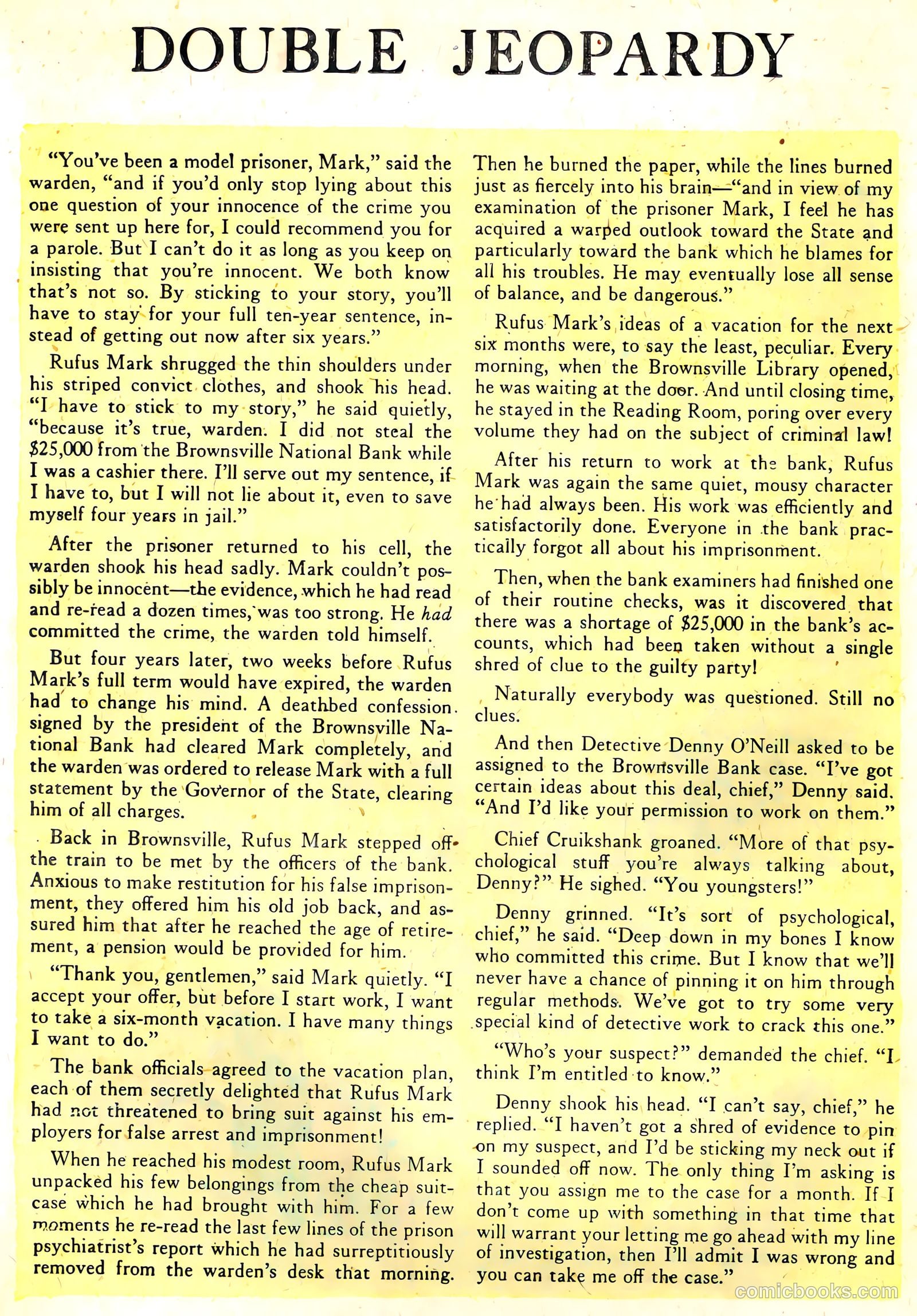 The Crime Clinic #1 (1951) — page 18