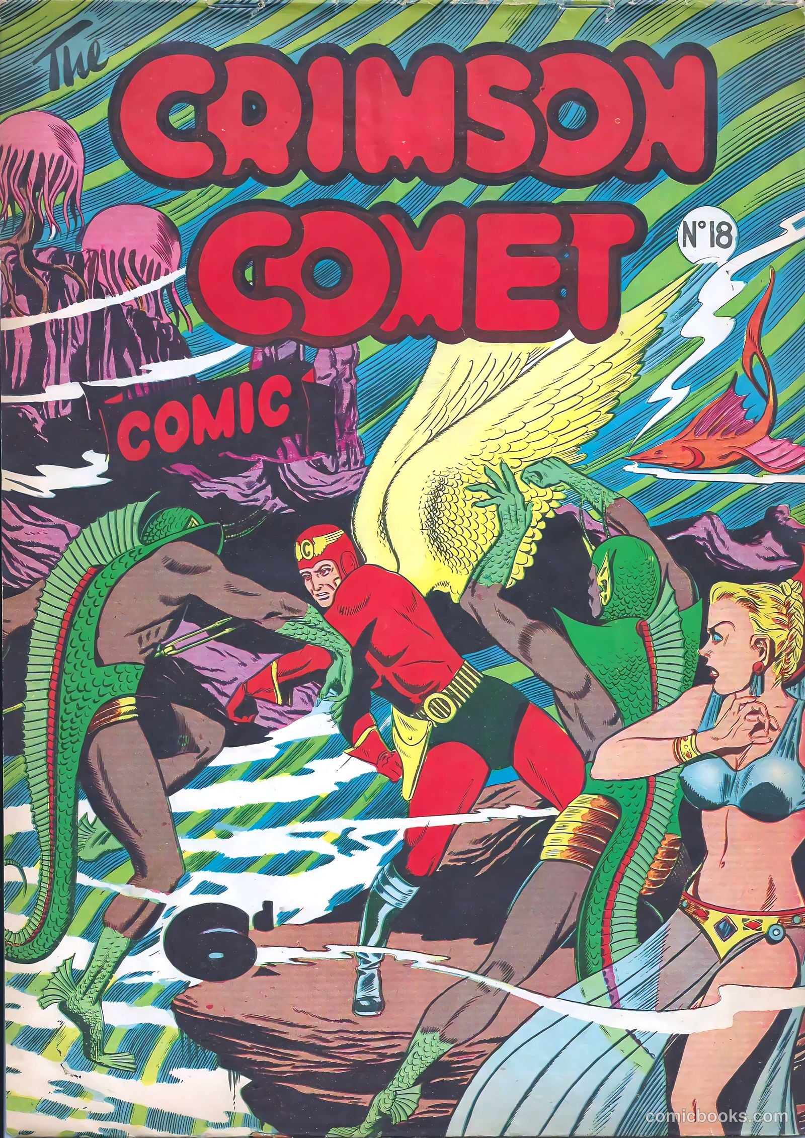 The Crimson Comet Comic #18 cover