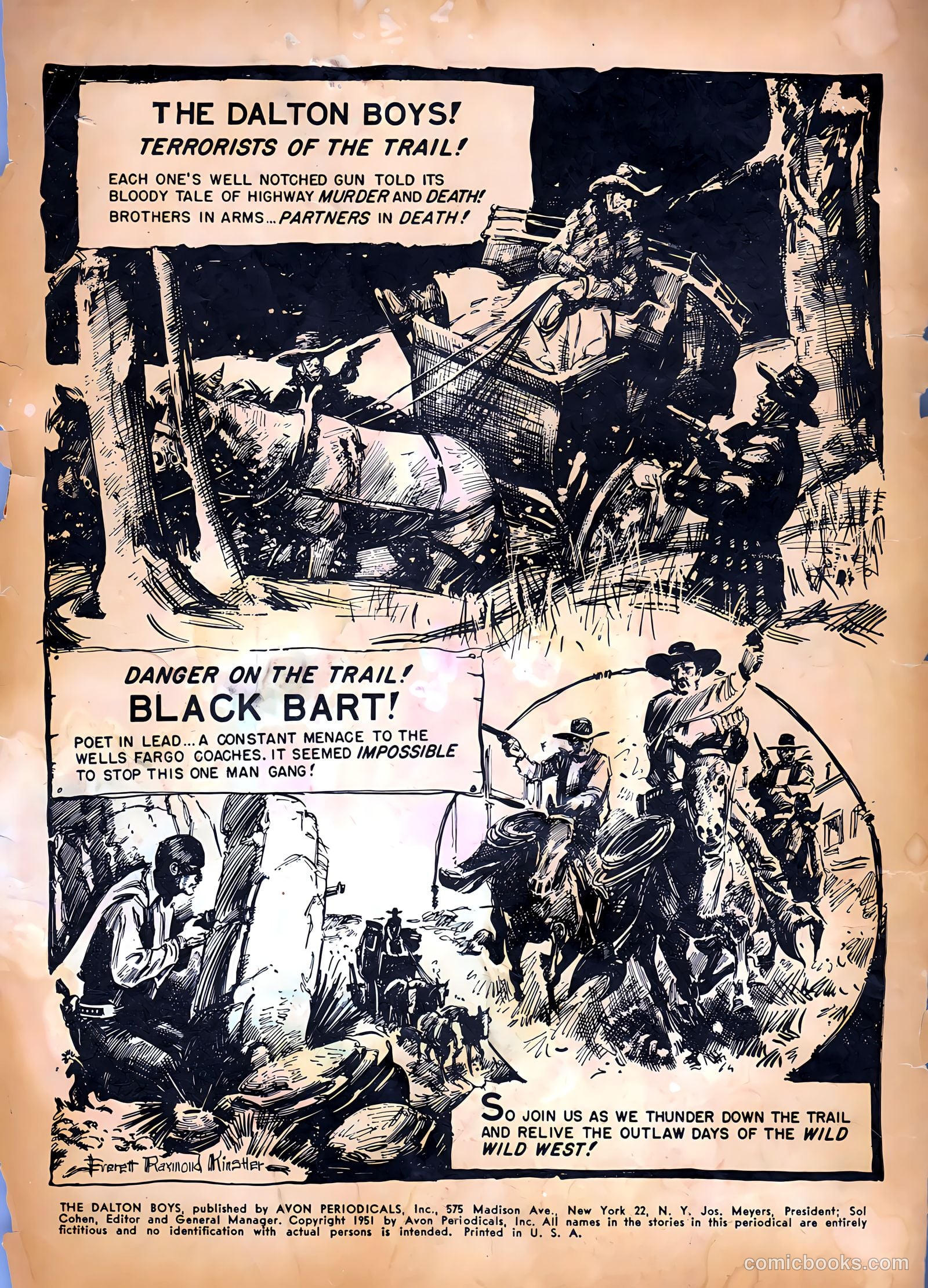 The Dalton Boys #1 (1951) — page 2 of 36