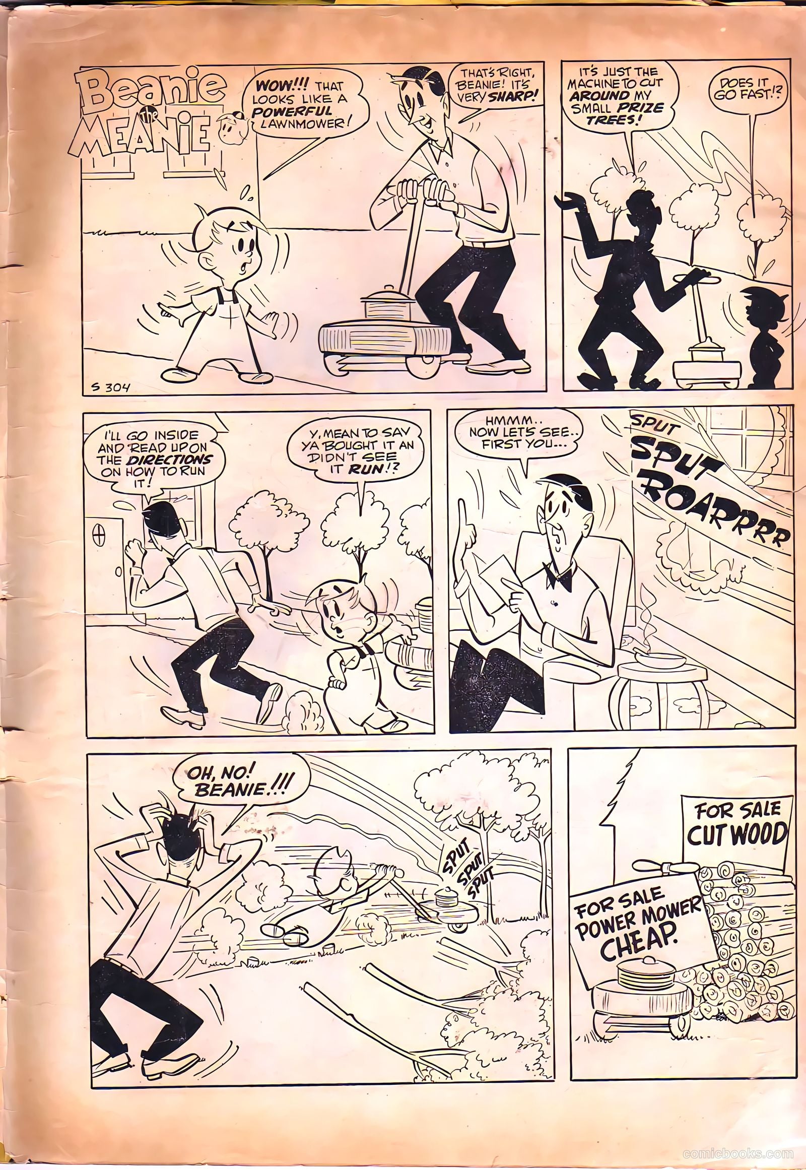 Beanie the Meanie #3 (1959) — page 36
