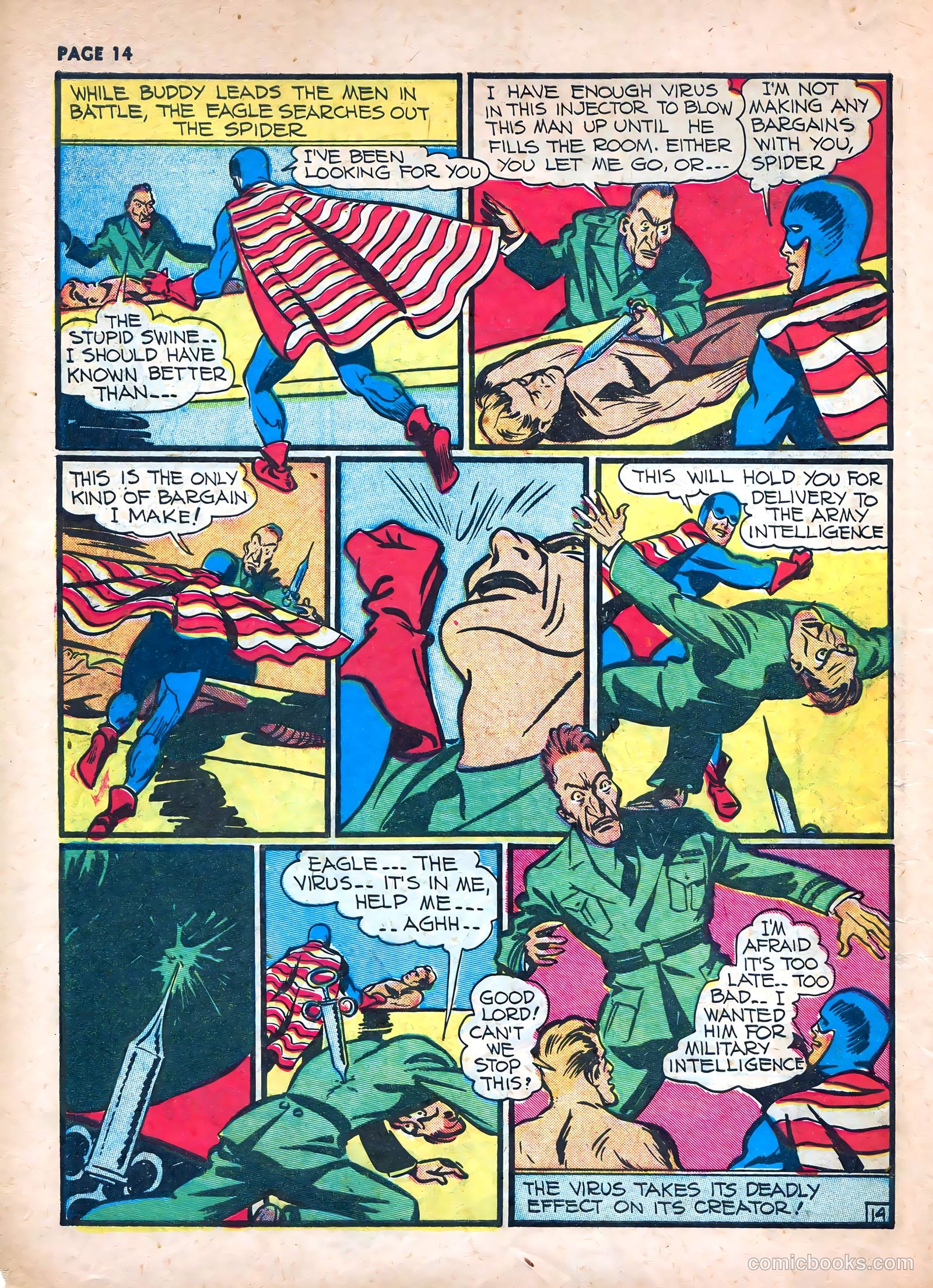 The Eagle #1 (1941) — page 16 of 68
