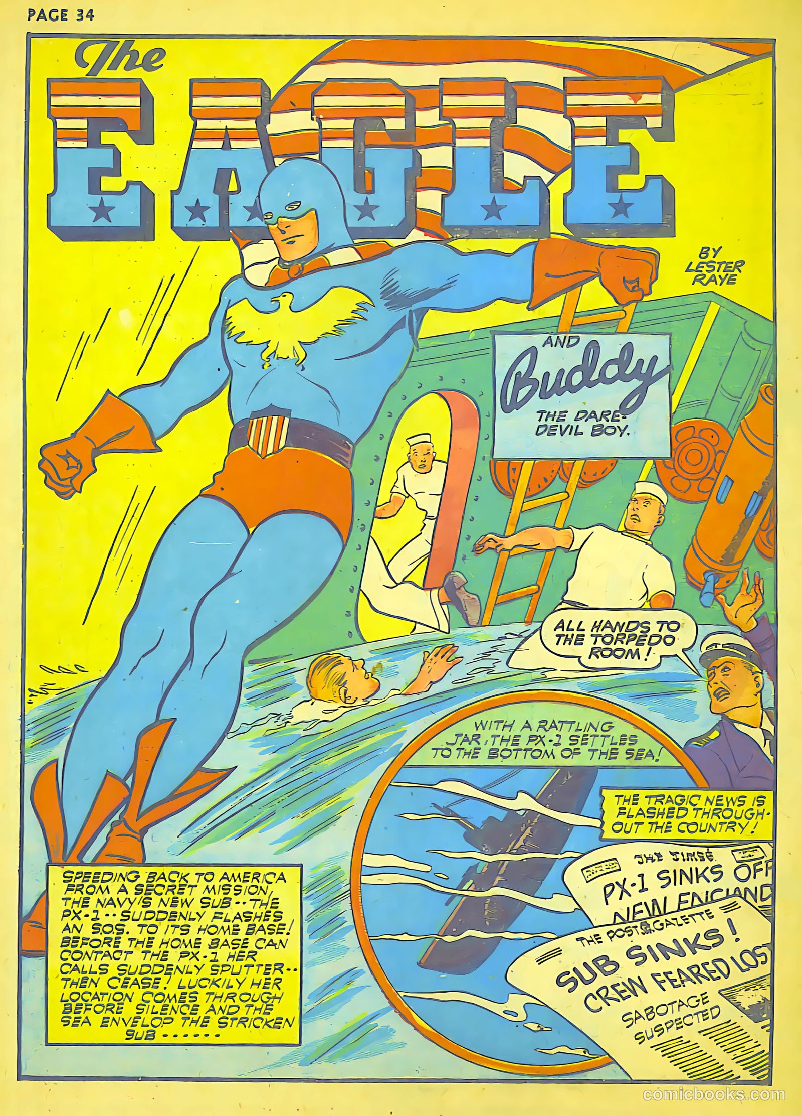 The Eagle #2 (1941) — page 34 of 61