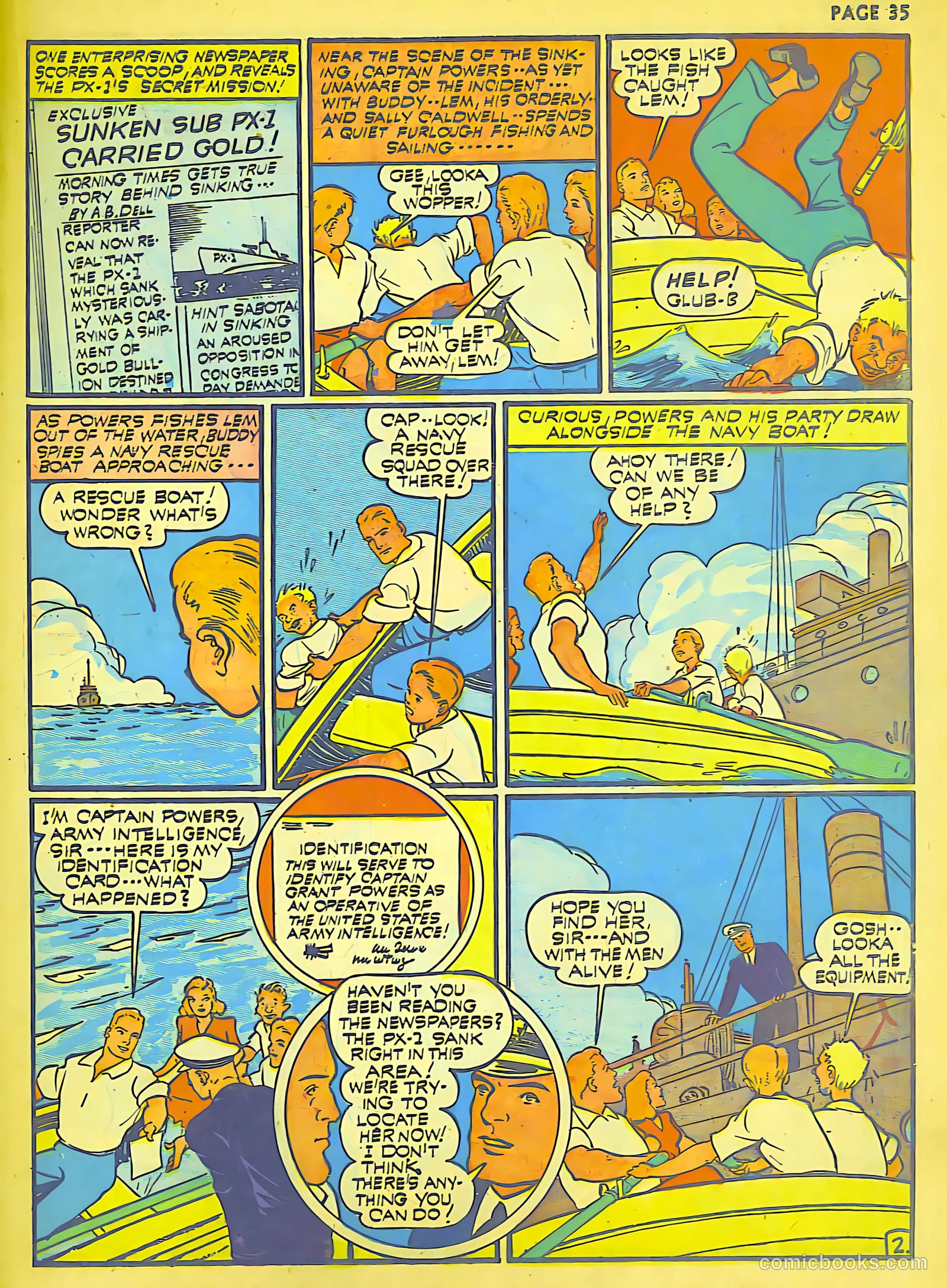 The Eagle #2 (1941) — page 35 of 61