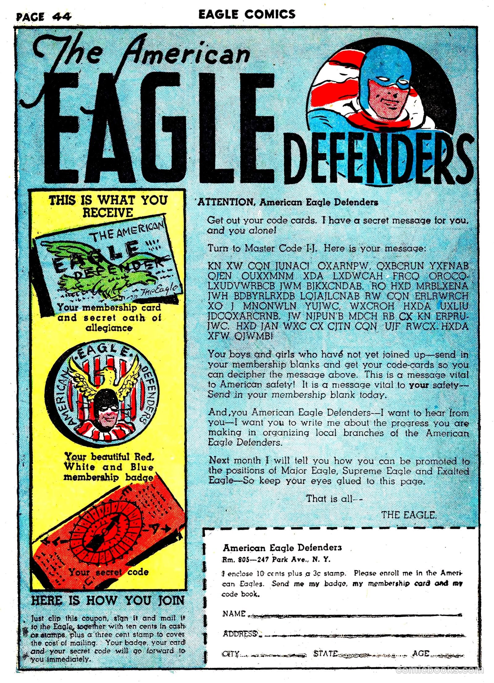 The Eagle #3 (1941) — page 46 of 68