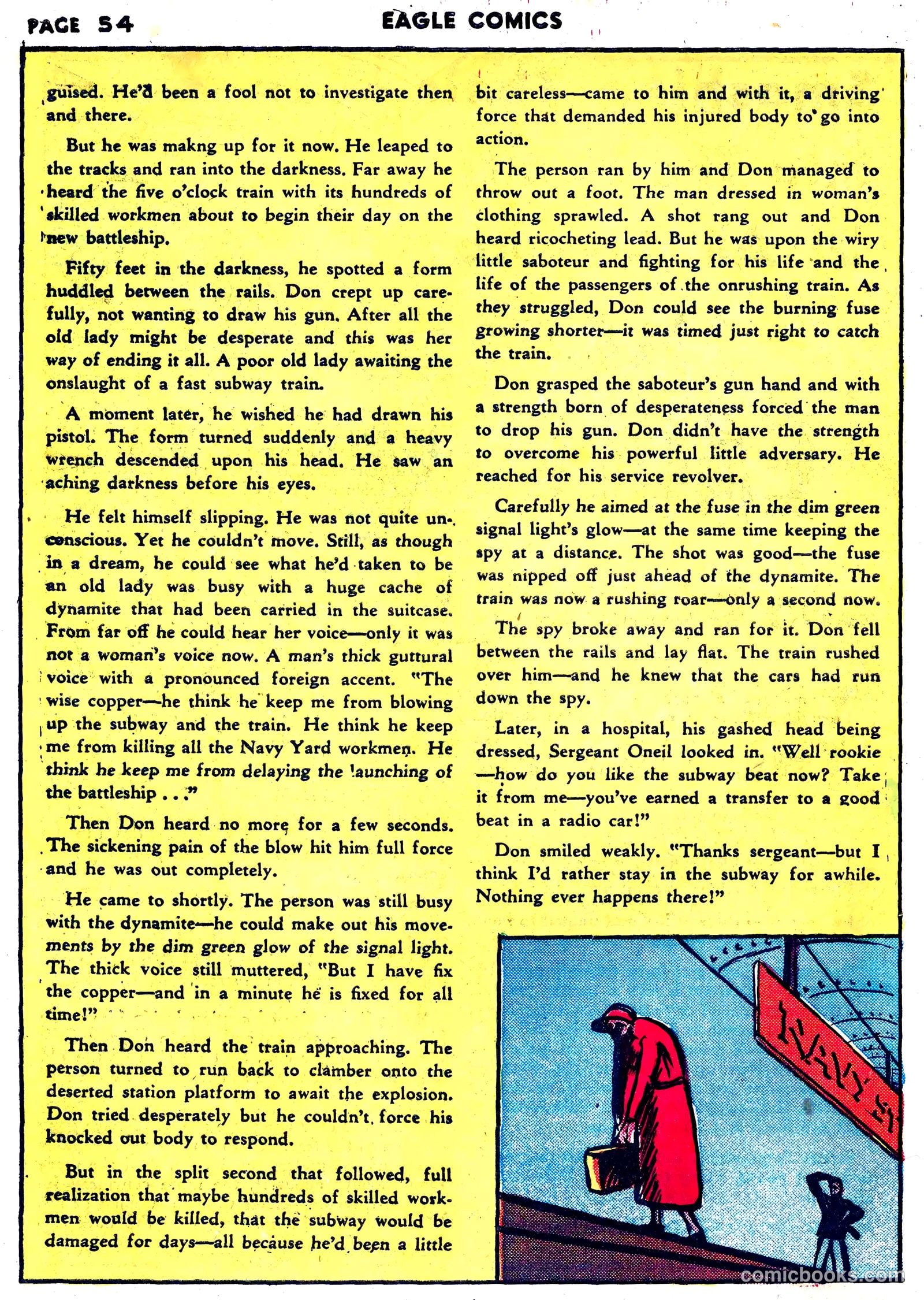 The Eagle #3 (1941) — page 56 of 68