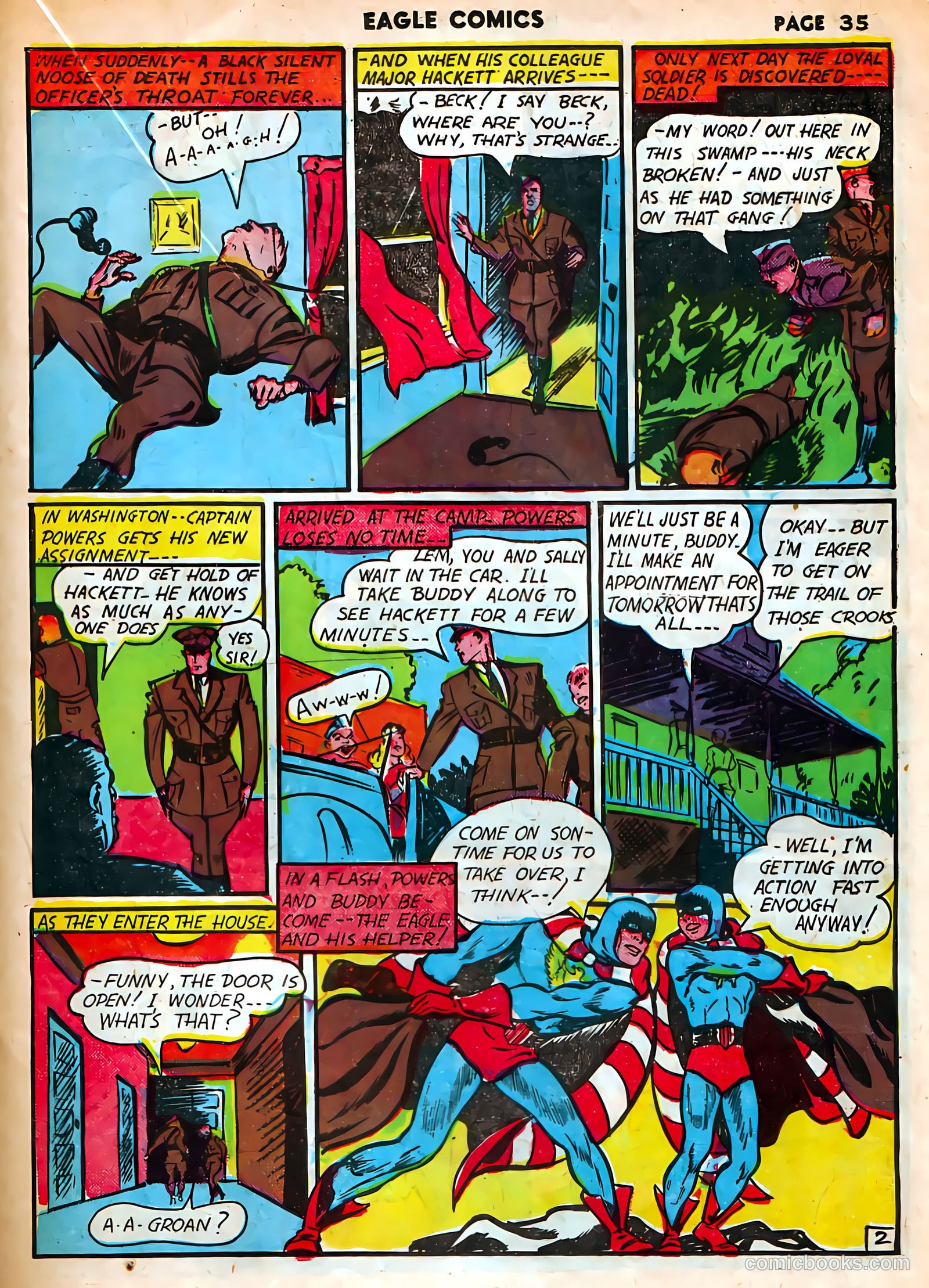 The Eagle #4 (1942) — page 35 of 65