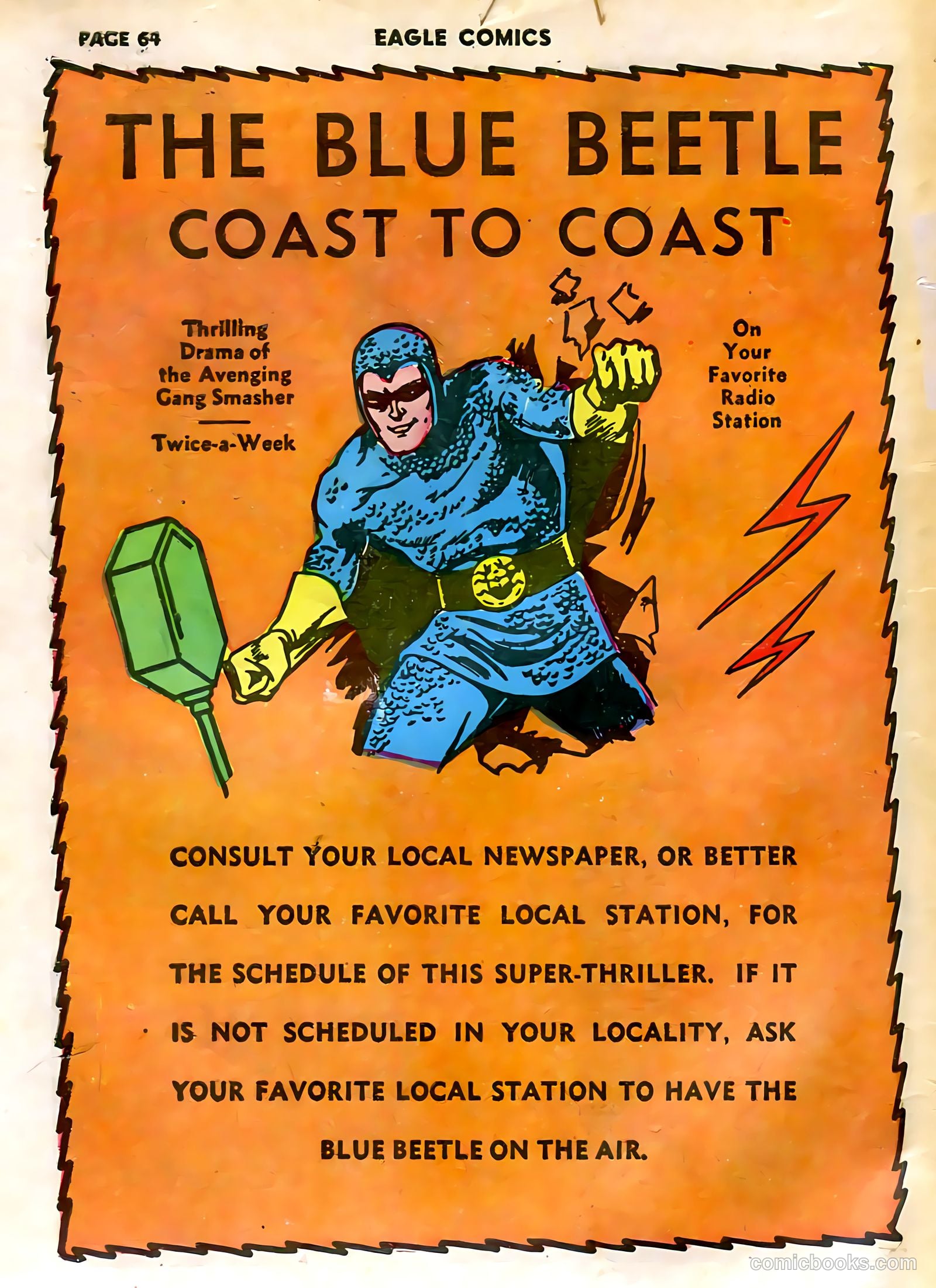 The Eagle #4 (1942) — page 64 of 65