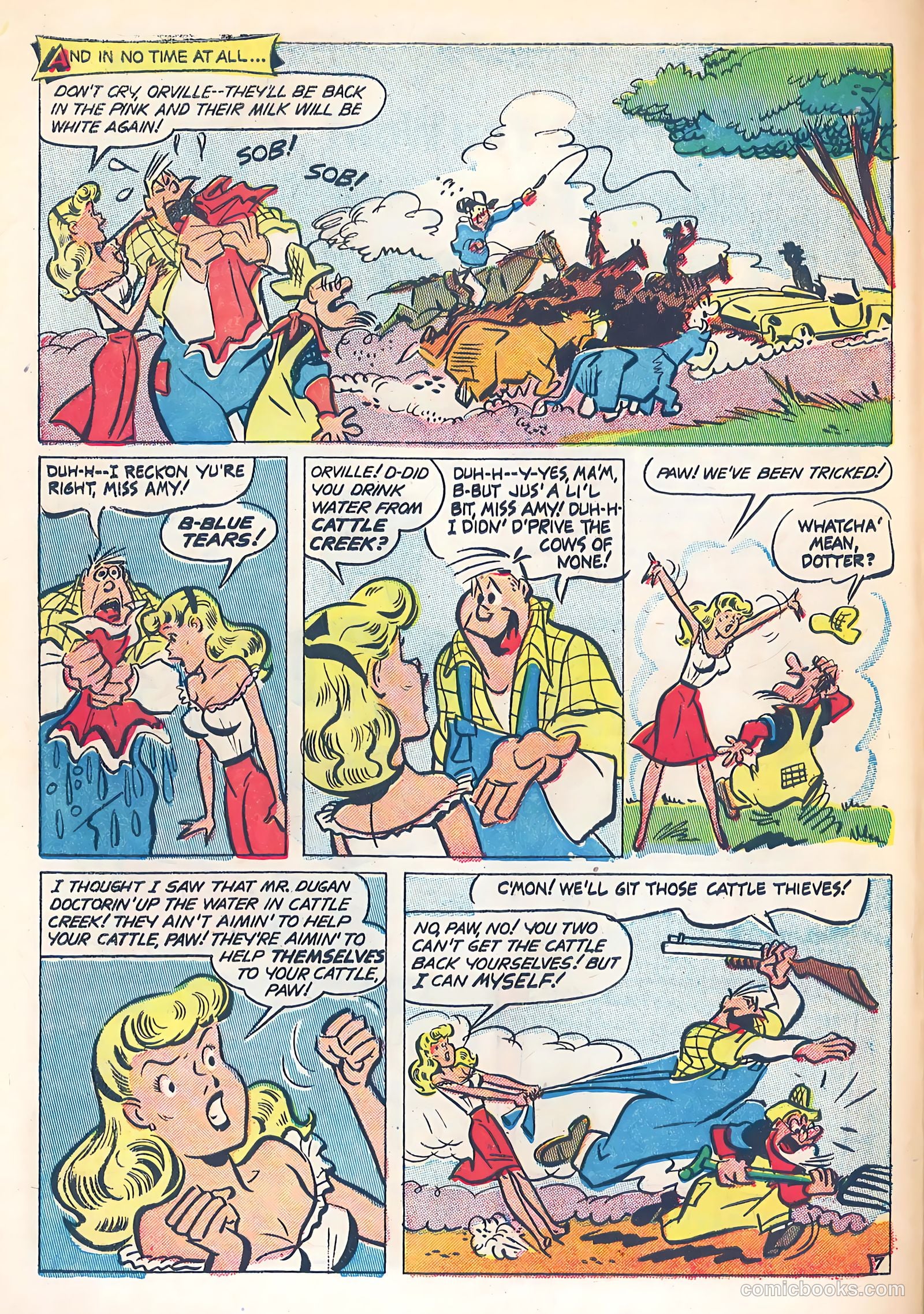 The Farmer's Daughter #1 (1954) — page 10